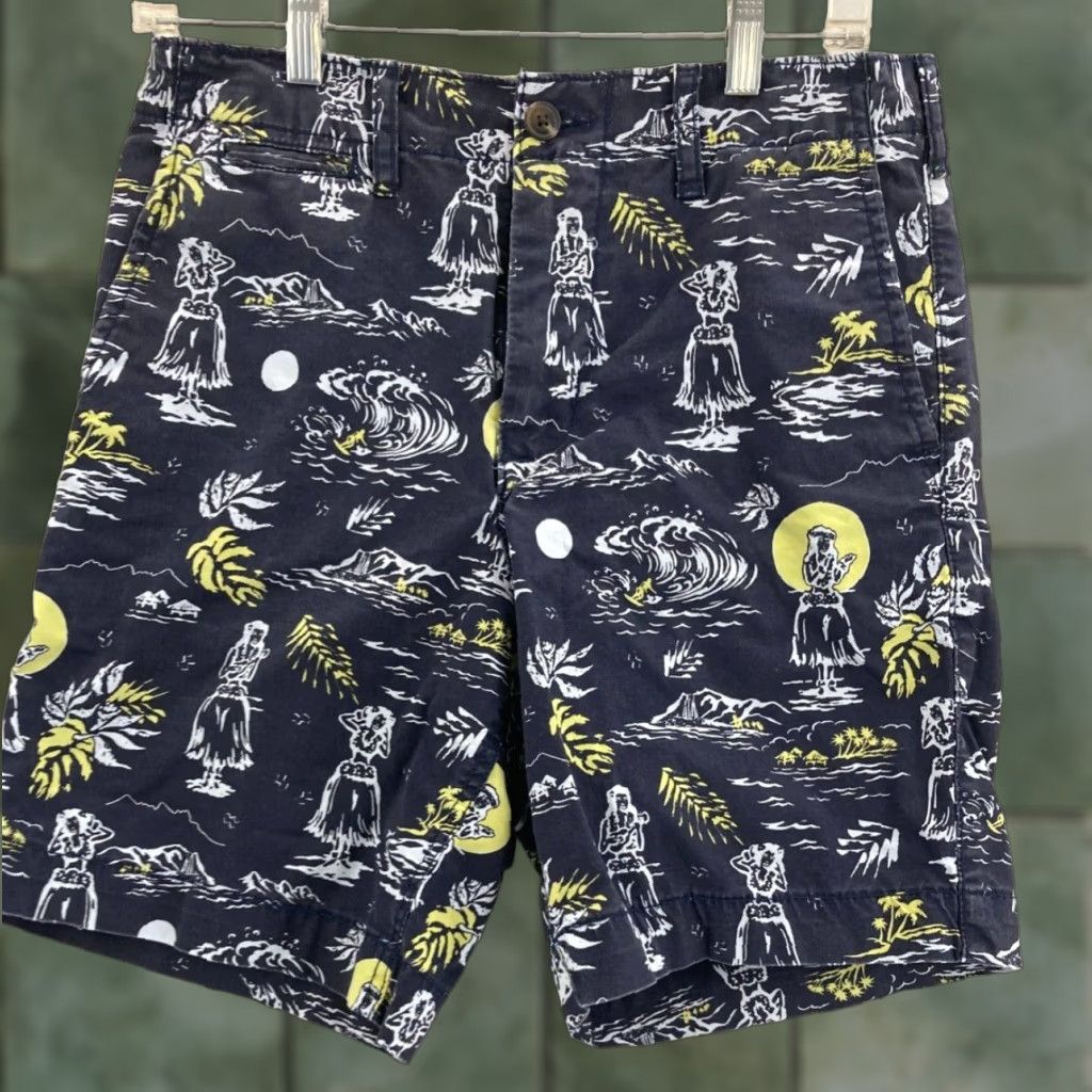 American Eagle Outfitters American Eagle Outfitters Chino Shorts Mens 29 Floral Multicolor Casual Aloha Size US 29 - 1 Thumbnail