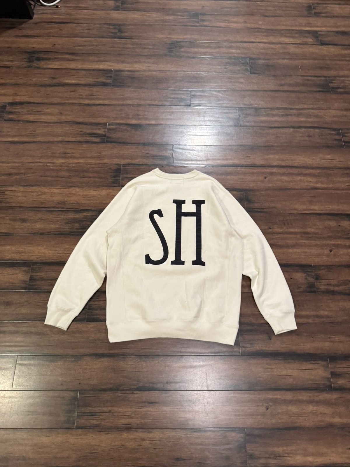 Other DEADSTOCK Hush Life Boutique Creme Crewneck ‘Hu-sh’ Size US XL / EU 56 / 4 - 4 Thumbnail