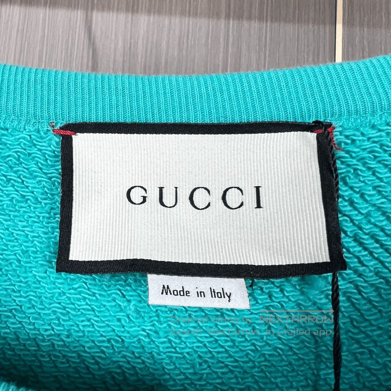 Gucci gucci double g logo sweatshirt in turquoise. Size US L / EU 52-54 / 3 - 5 Thumbnail