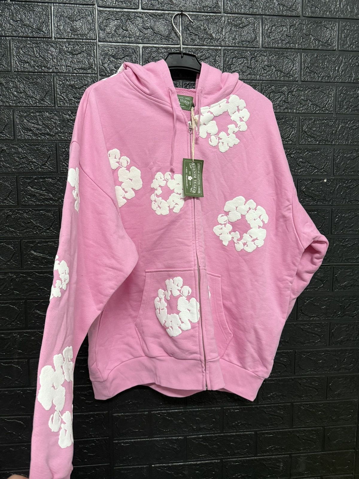 DENIM TEARS Denim Tears “ Cotton Wreath “ Zip Hoodie Size US XL / EU 56 / 4 - 5 Thumbnail