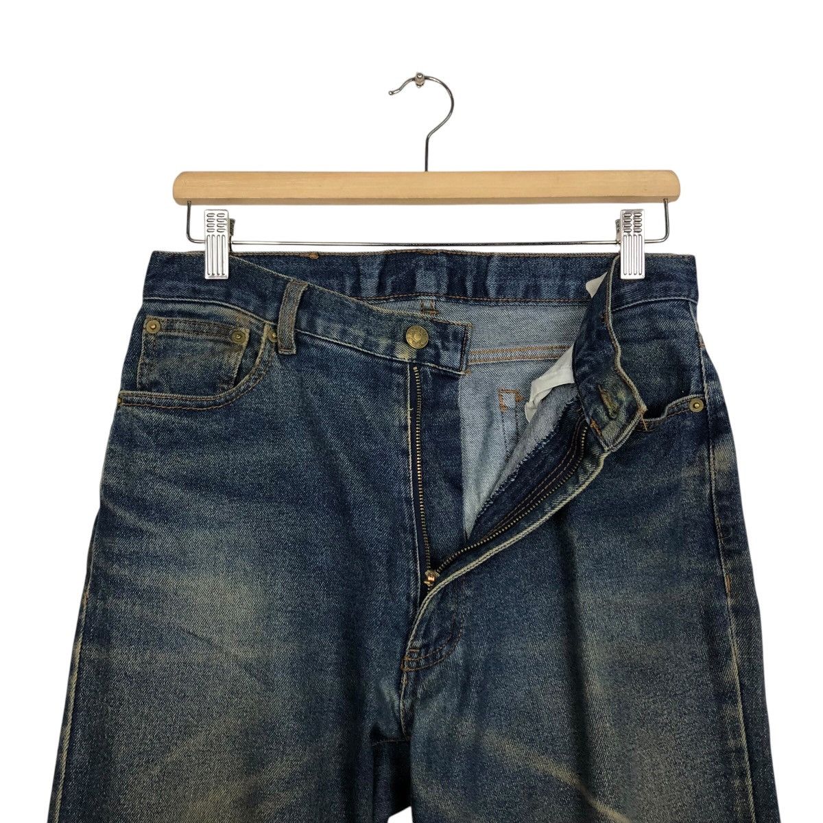 Japanese Brand × Vintage 📌Vintage Denim Jeans Osj Biker Issey Miyake Size US 30 / EU 46 - 19 Thumbnail