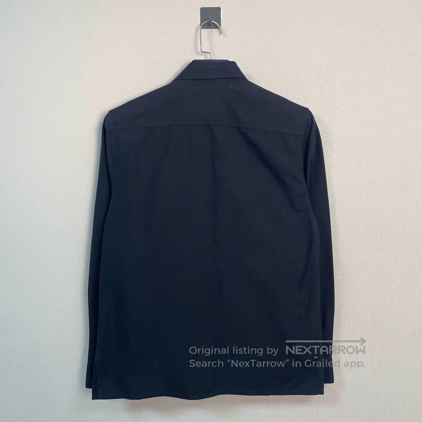 Dior dior sacai embroidered shirt jacket in navy. Size US M / EU 48-50 / 2 - 2 Thumbnail