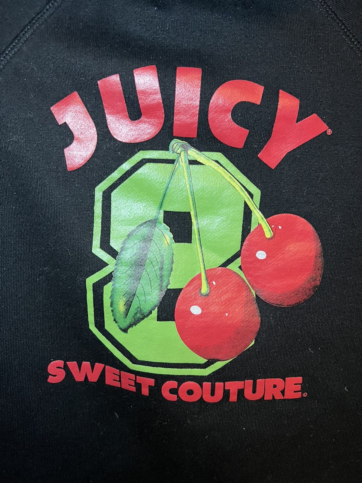 Juicy Couture Vintage Juicy Couture ruffle trim cherry print zip-up hoodie Size L / US 10 / IT 46 - 6 Thumbnail