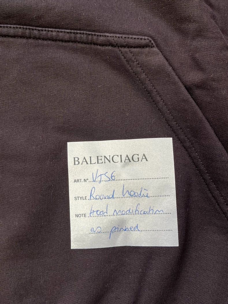 Balenciaga Balenciaga size 1 Solid Hooded Pullover Long Sleeve Sweater Size XS / US 0-2 / IT 36-38 - 3 Thumbnail