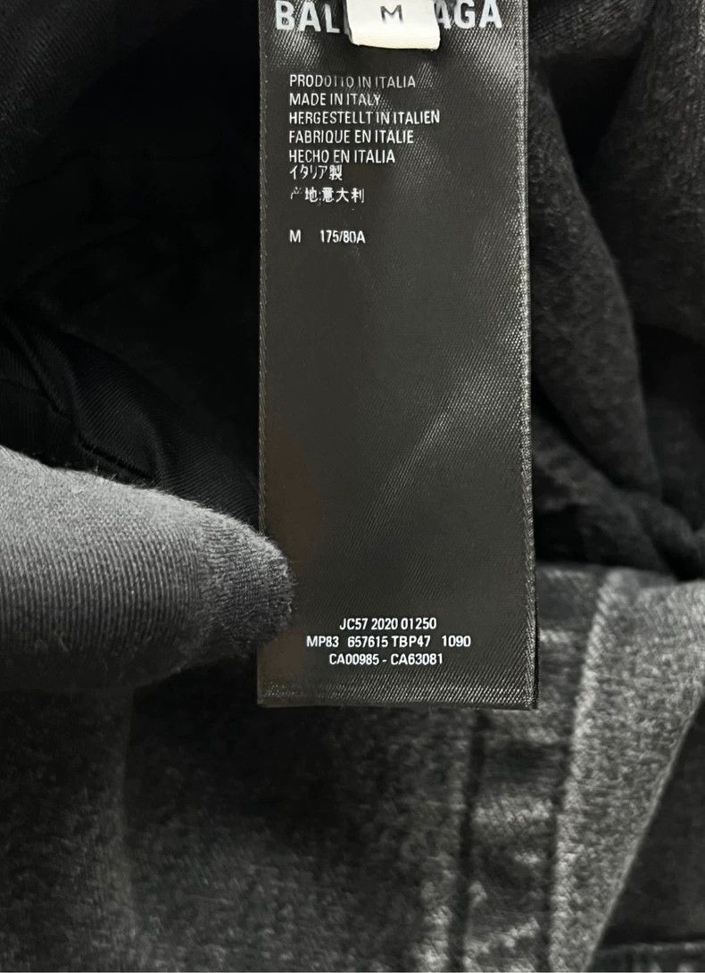 Balenciaga Balenciaga size M Washed distressed black belt double B ja Size US 27 - 4 Thumbnail