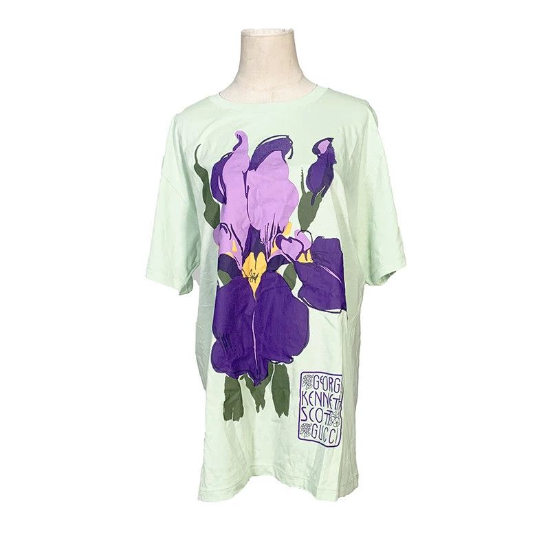 Gucci Gucci Printed Cotton T-Shirt XXL Women Size XXL / US 16-18 / IT 52-54 - 1 Thumbnail