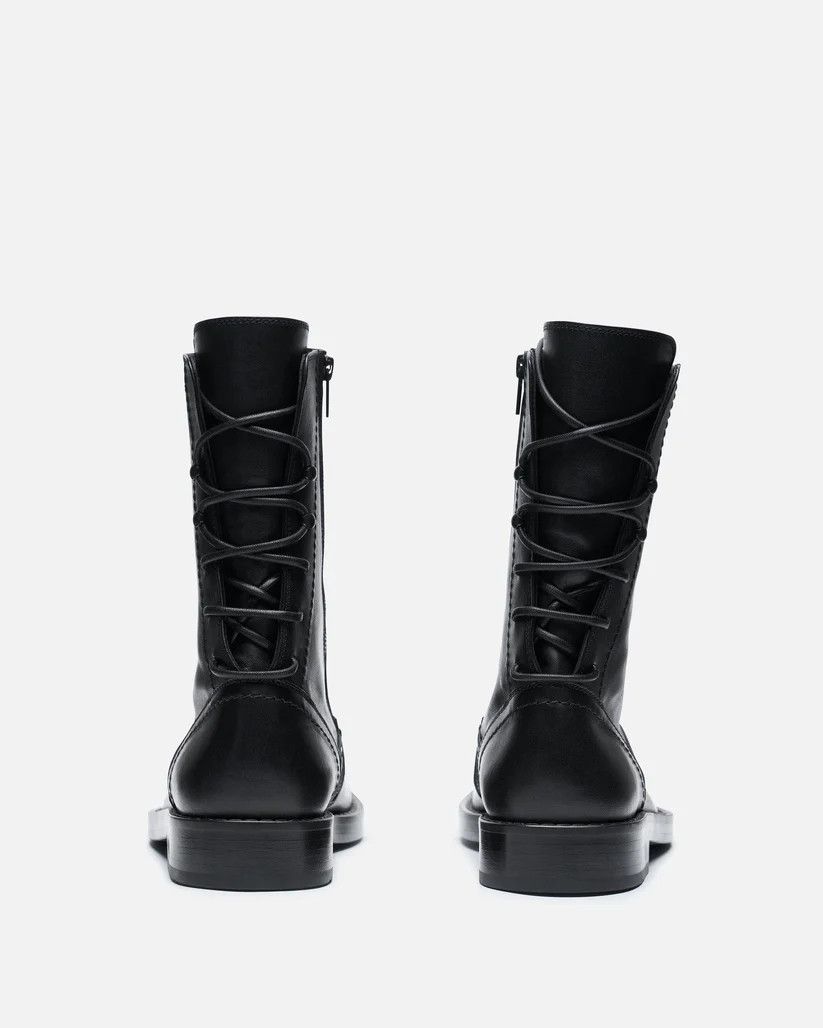 Ann Demeulemeester o1s1v1r1oon0825 Heiko Laced Back Ankle Boots in Black Size US 10 / EU 43 - 3 Thumbnail