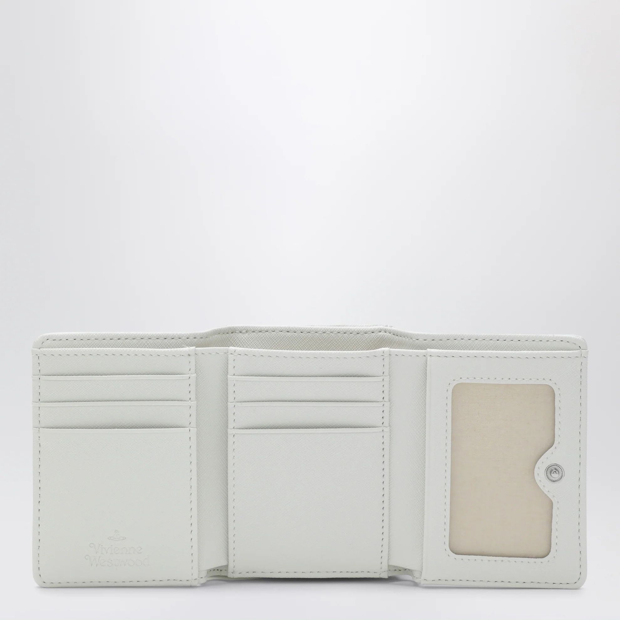 Vivienne Westwood o1d2blof0526 Size: OS / Leather Trifold Wallet in White Size ONE SIZE - 3 Thumbnail