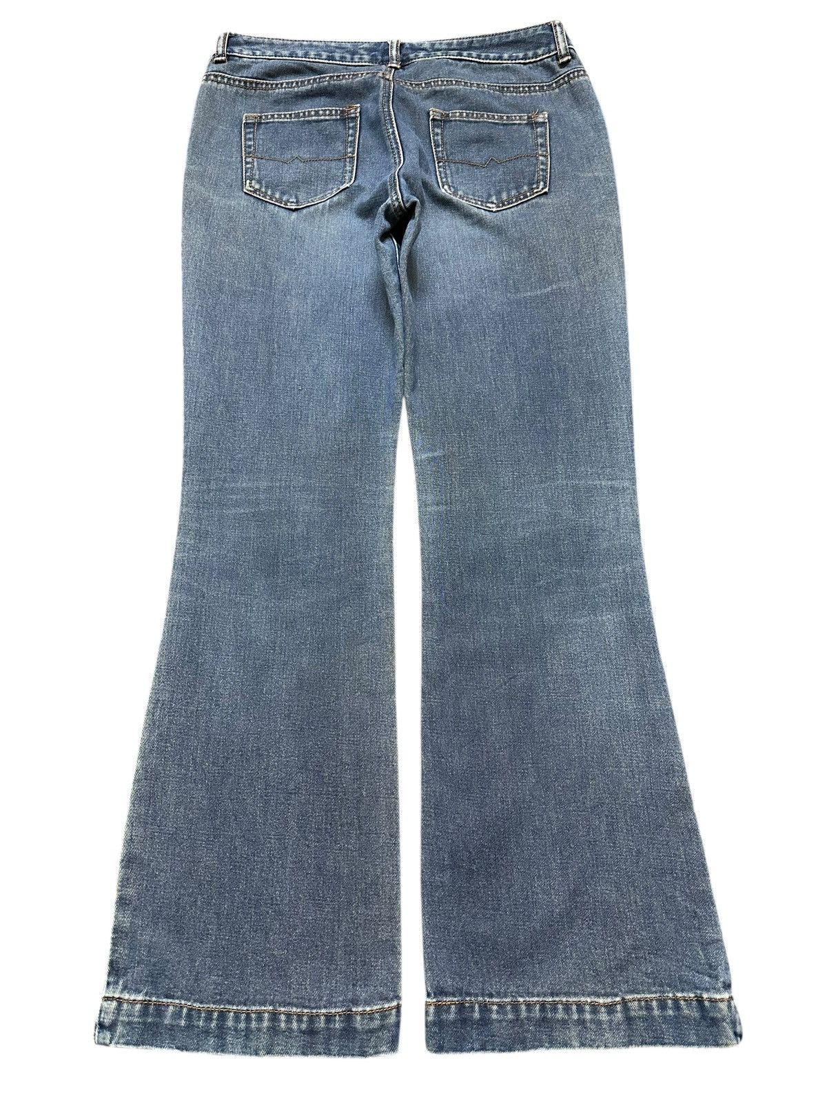 Japanese Brand Vintage Japanese Brand Bush Pants Style Wide Leg Jeans Size US 28 / EU 44 - 2 Thumbnail