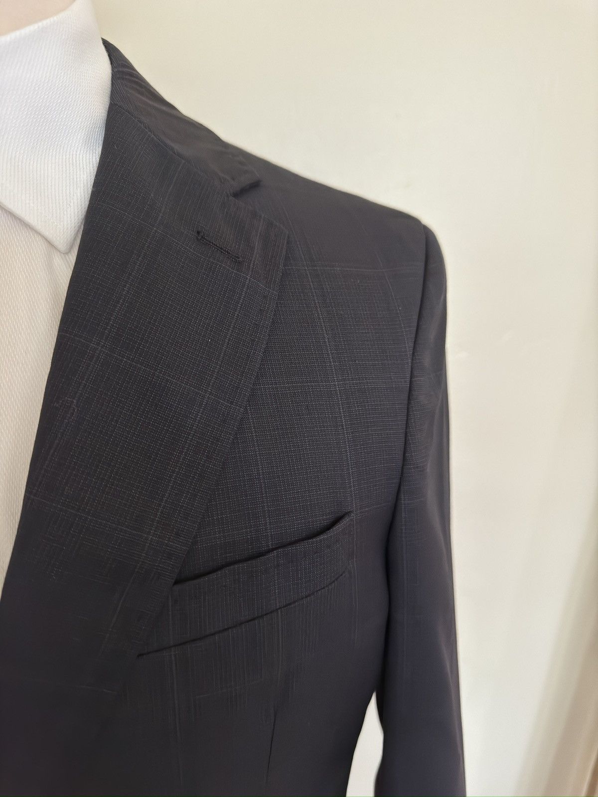 Ted Baker Ted Baker London Made in Italy Window Pane Check Jacket 42R Size 42R - 3 Thumbnail