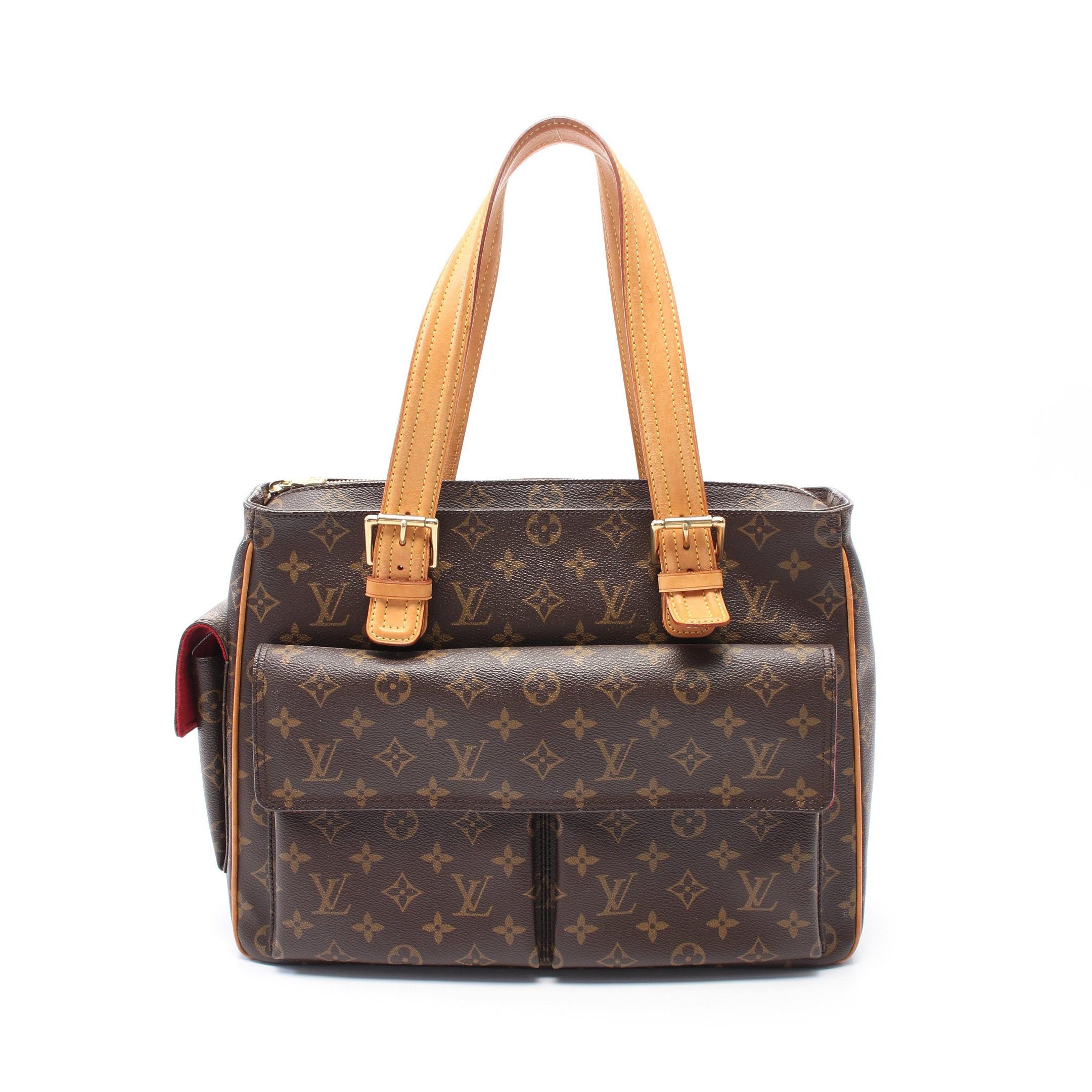 Louis Vuitton Louis Vuitton Multi-Priest Monogram Handbag Leather Brown Size ONE SIZE - 1 Thumbnail
