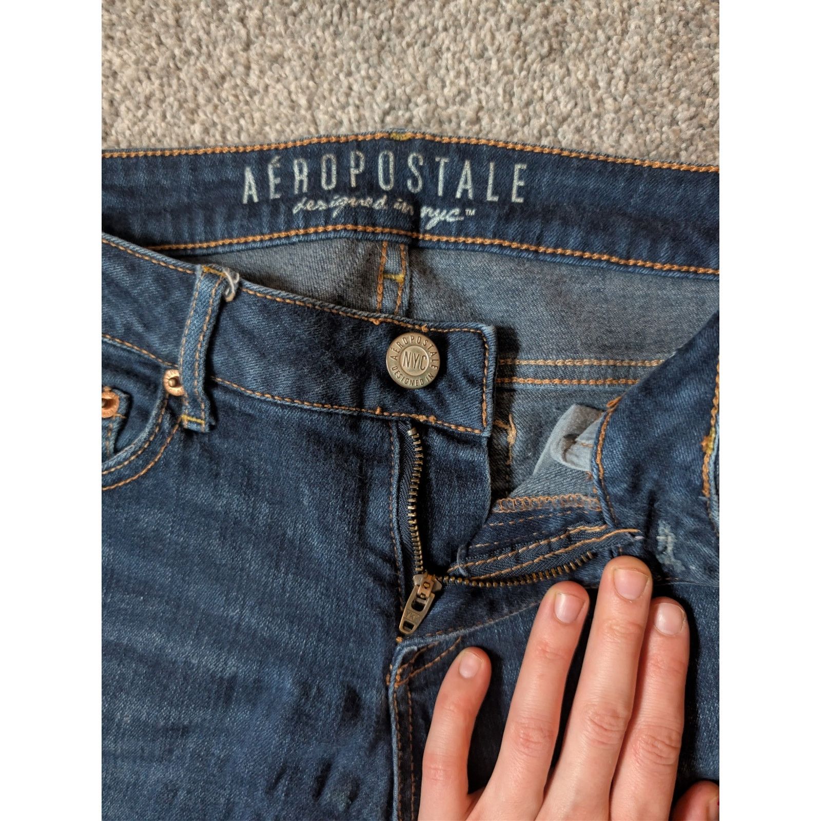 Aeropostale Aeropostale 2014 Skinny Jeans/Jegging Size 6/Reg Size 28" / US 6 / IT 42 - 4 Thumbnail