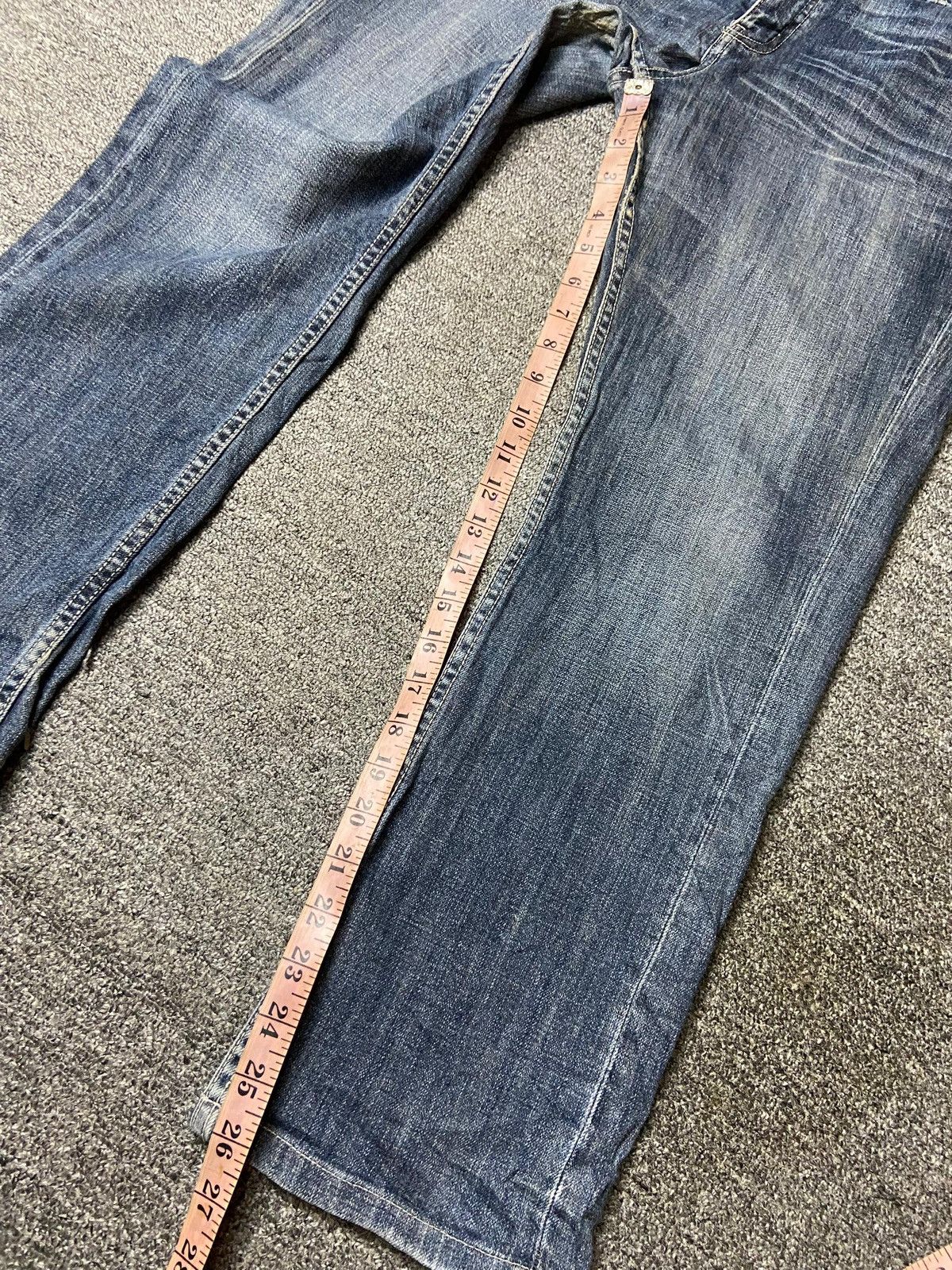Japanese Brand × Vintage THEORIA Japanese Brand Distressed Denim Jeans (132) Size US 36 / EU 52 - 7 Thumbnail
