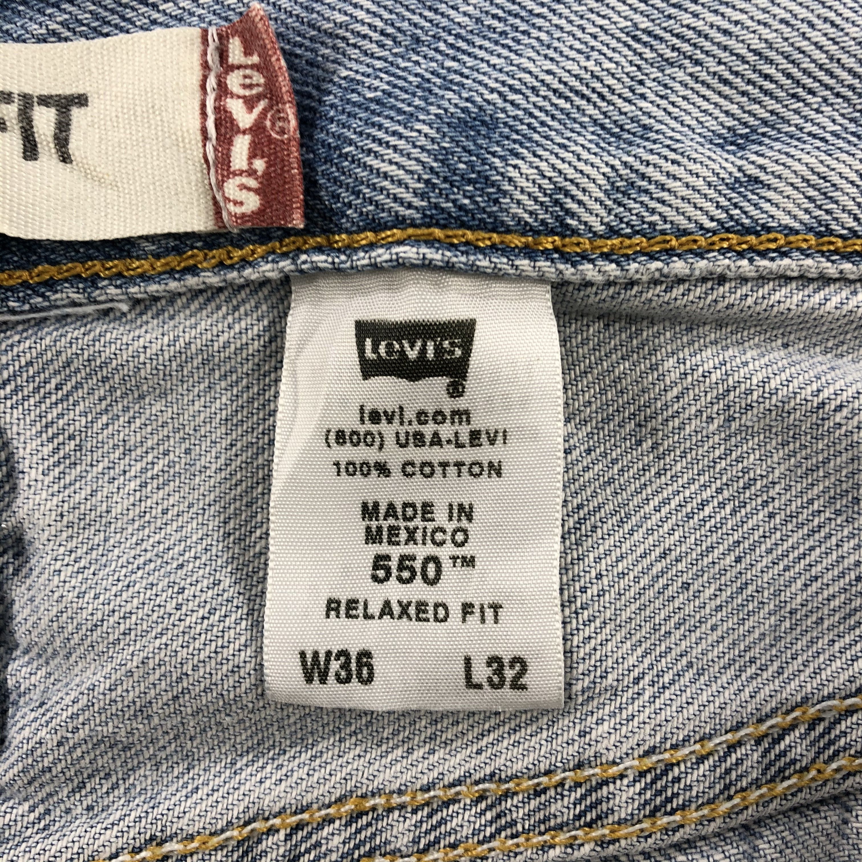 Levi's × Vintage 90s Vintage Light Wash Levis 550 Jeans-JM1693 Size US 36 / EU 52 - 11 Thumbnail