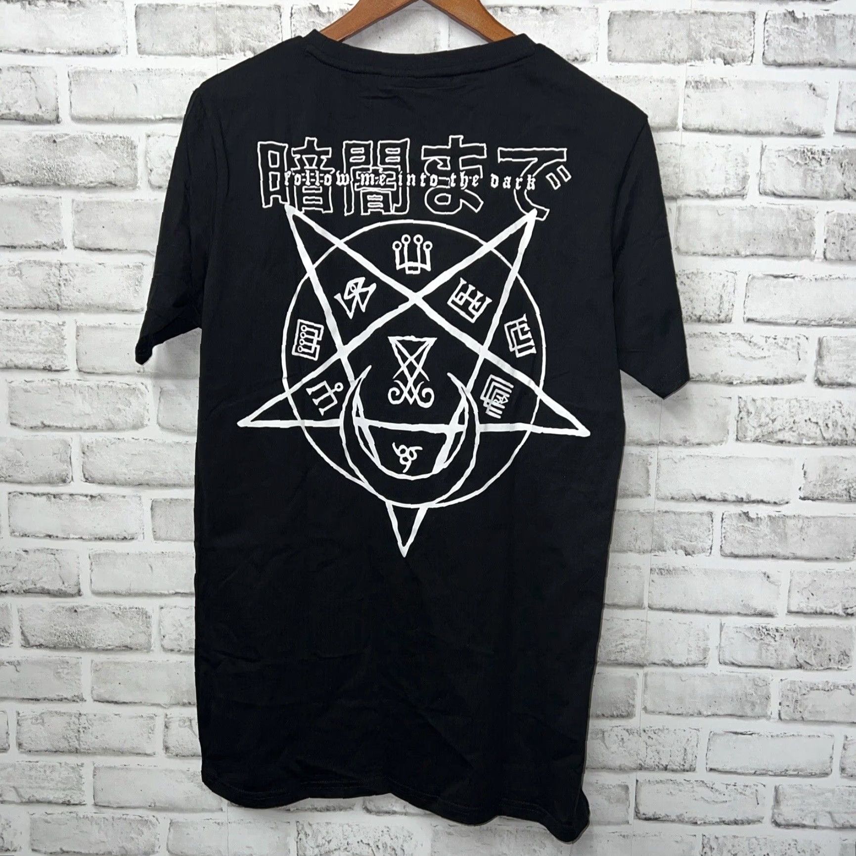 Killstar KILLSTAR Anime Black T-Shirt Mens Medium Carpe Noctem Size US M / EU 48-50 / 2 - 4 Thumbnail