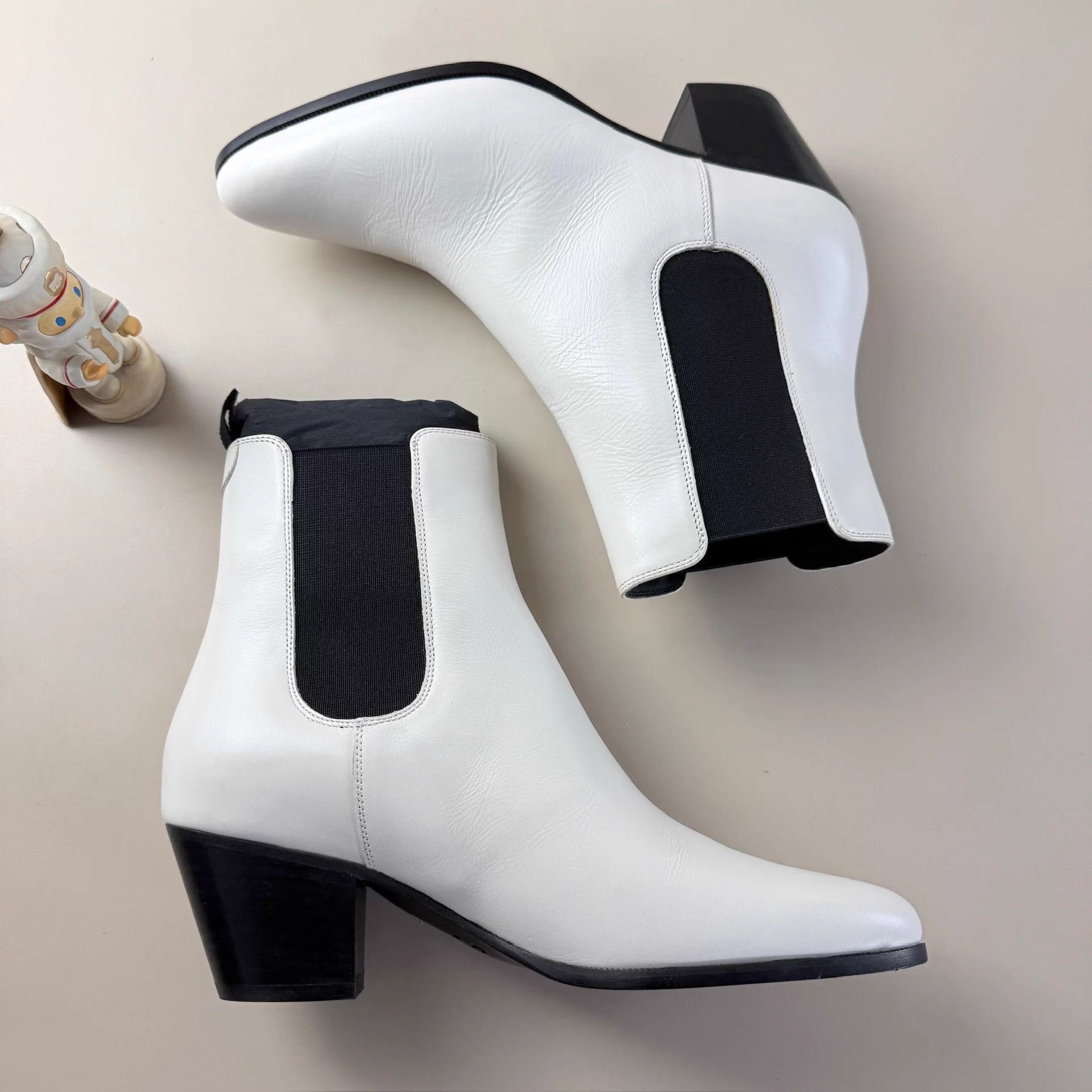 Celine Celine Chelsea boots Black & White EU 35.5 Size US 4.5 / IT 34.5 - 5 Thumbnail