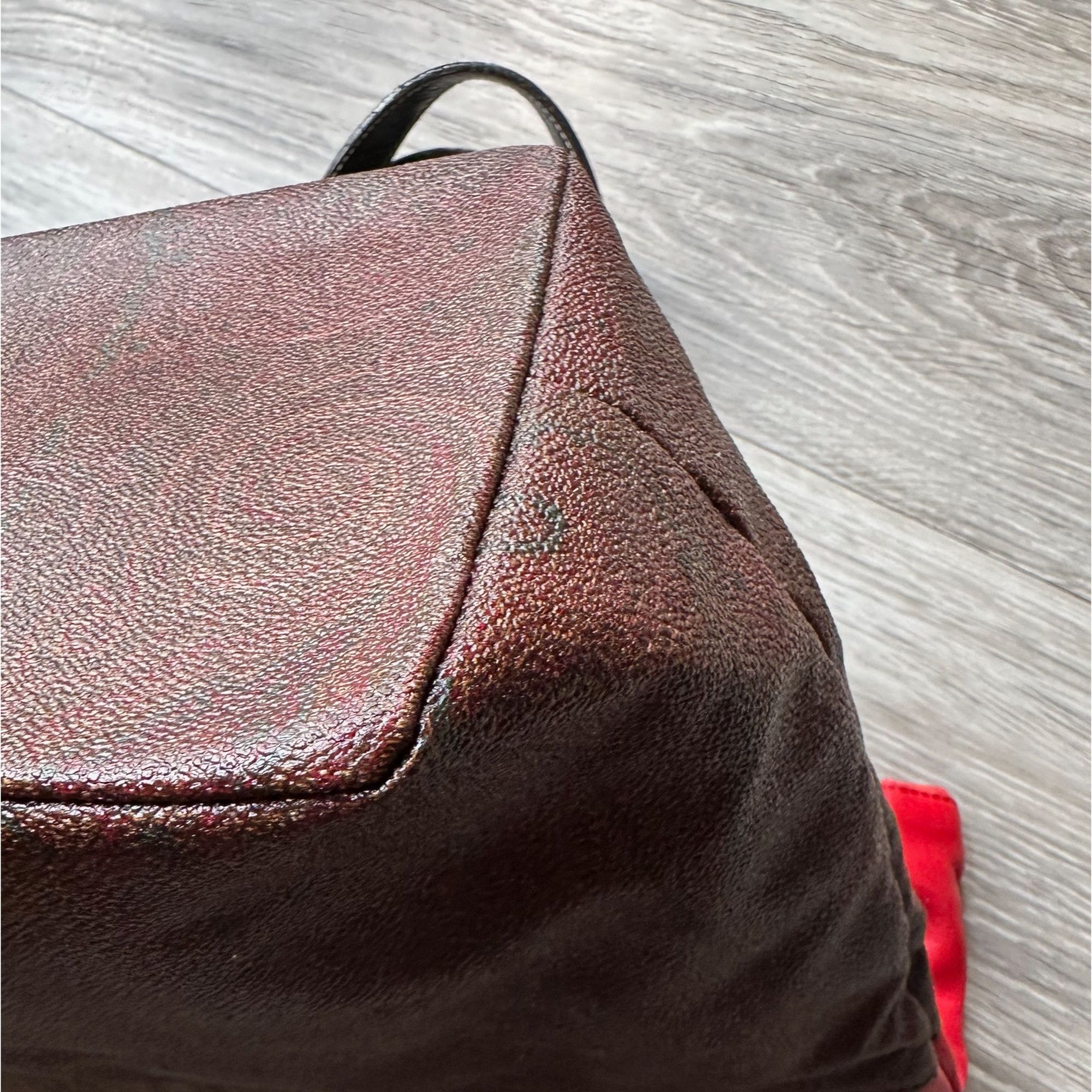 Etro ETRO Milano Limited Edition Red Leather and Coated Paisley C Size ONE SIZE - 10 Thumbnail