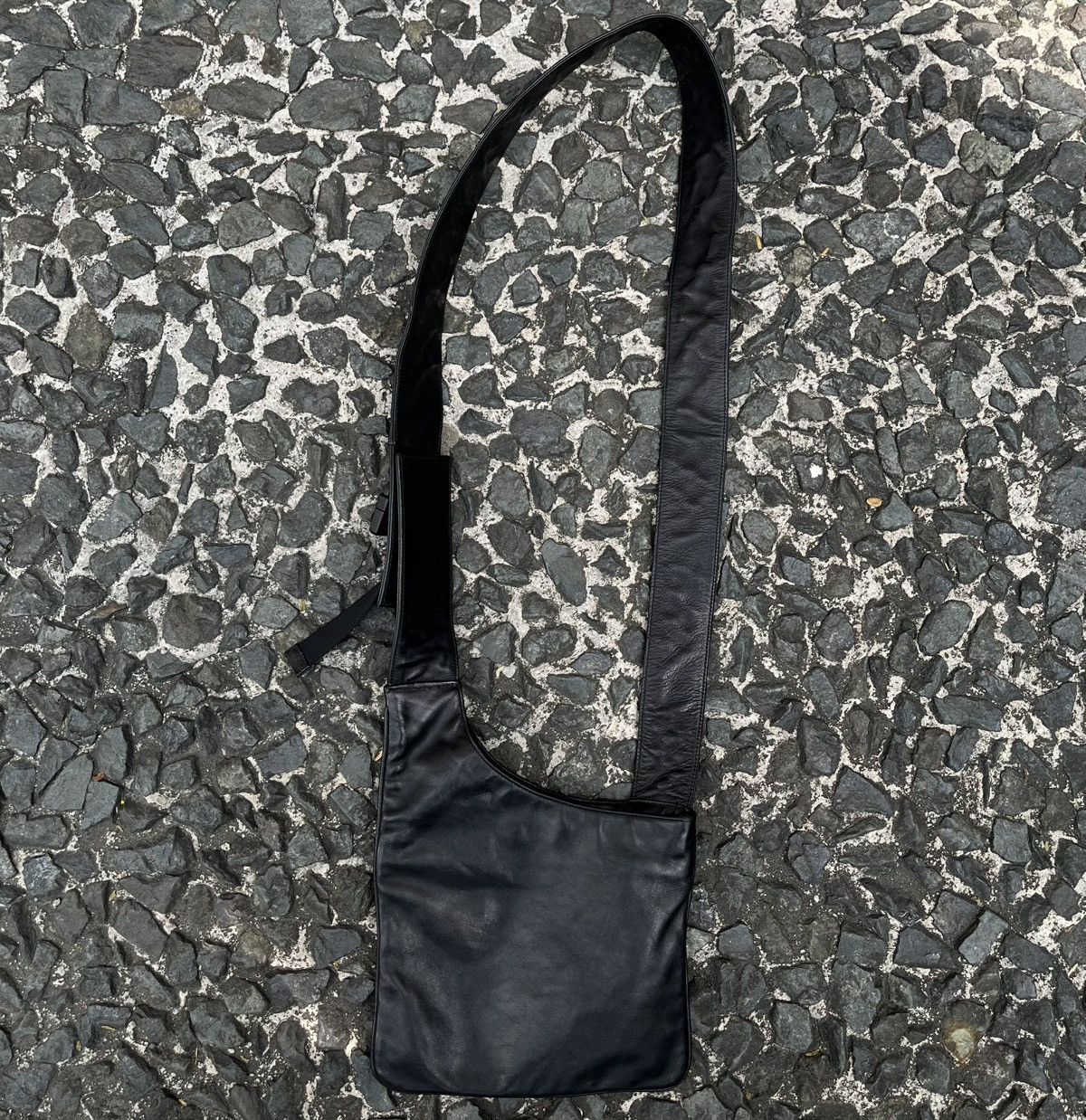 Miu Miu FW1999 Rare All-Leather Crossbody Utility Bag