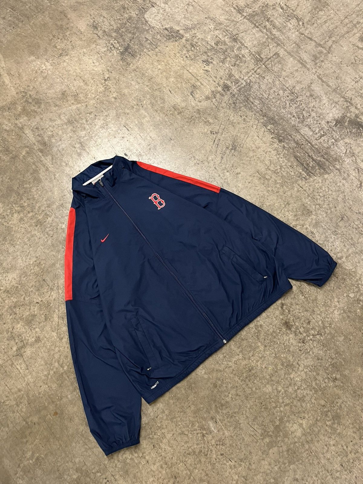 Nike × Vintage Nike Boston Red Sox lightweight pull over hype rare sports Size US XL / EU 56 / 4 - 4 Thumbnail