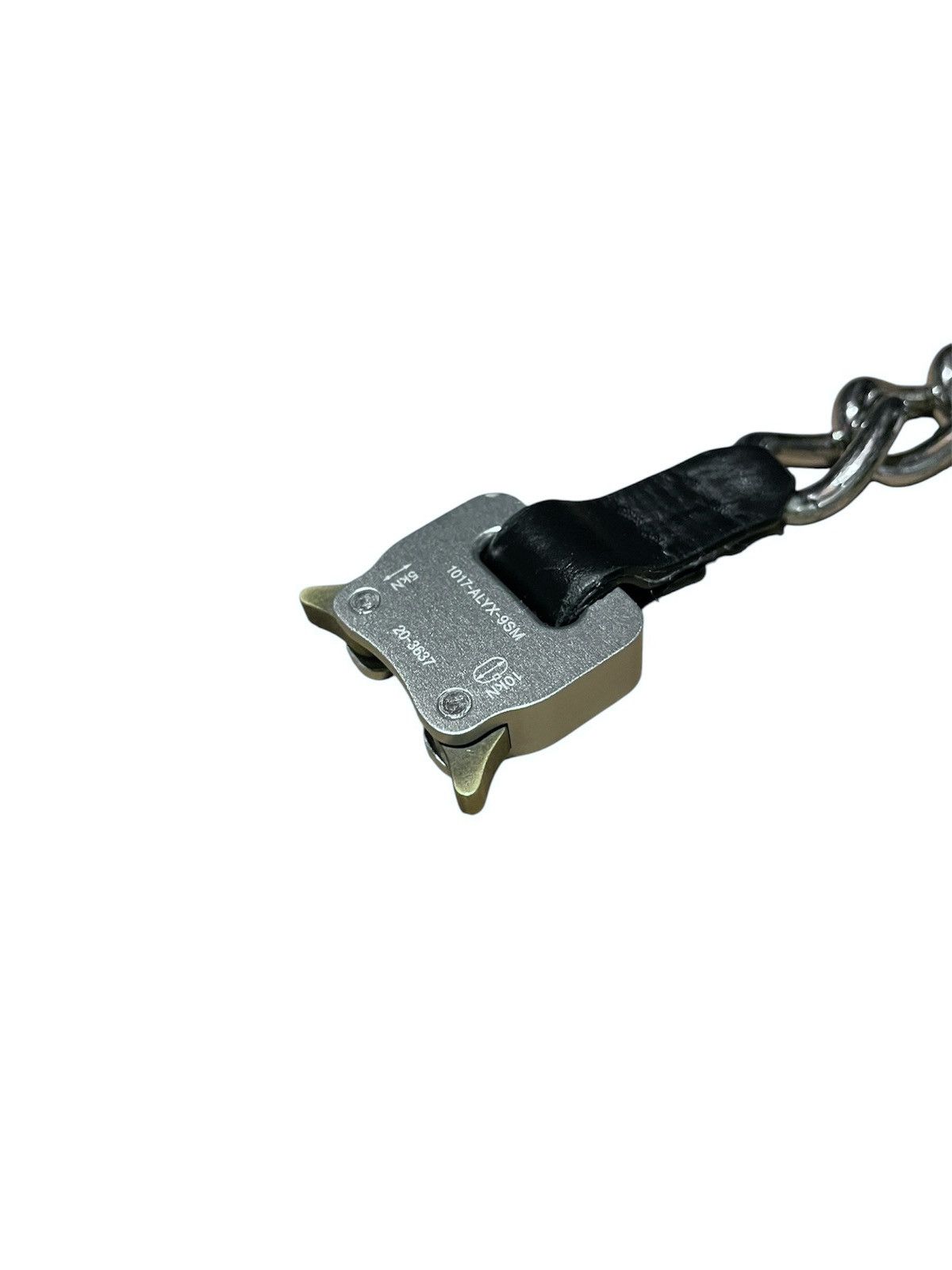 1017 ALYX 9SM 1017 ALYX 9SM Leather and Chain Rollercoaster Bracelet Size ONE SIZE - 3 Thumbnail