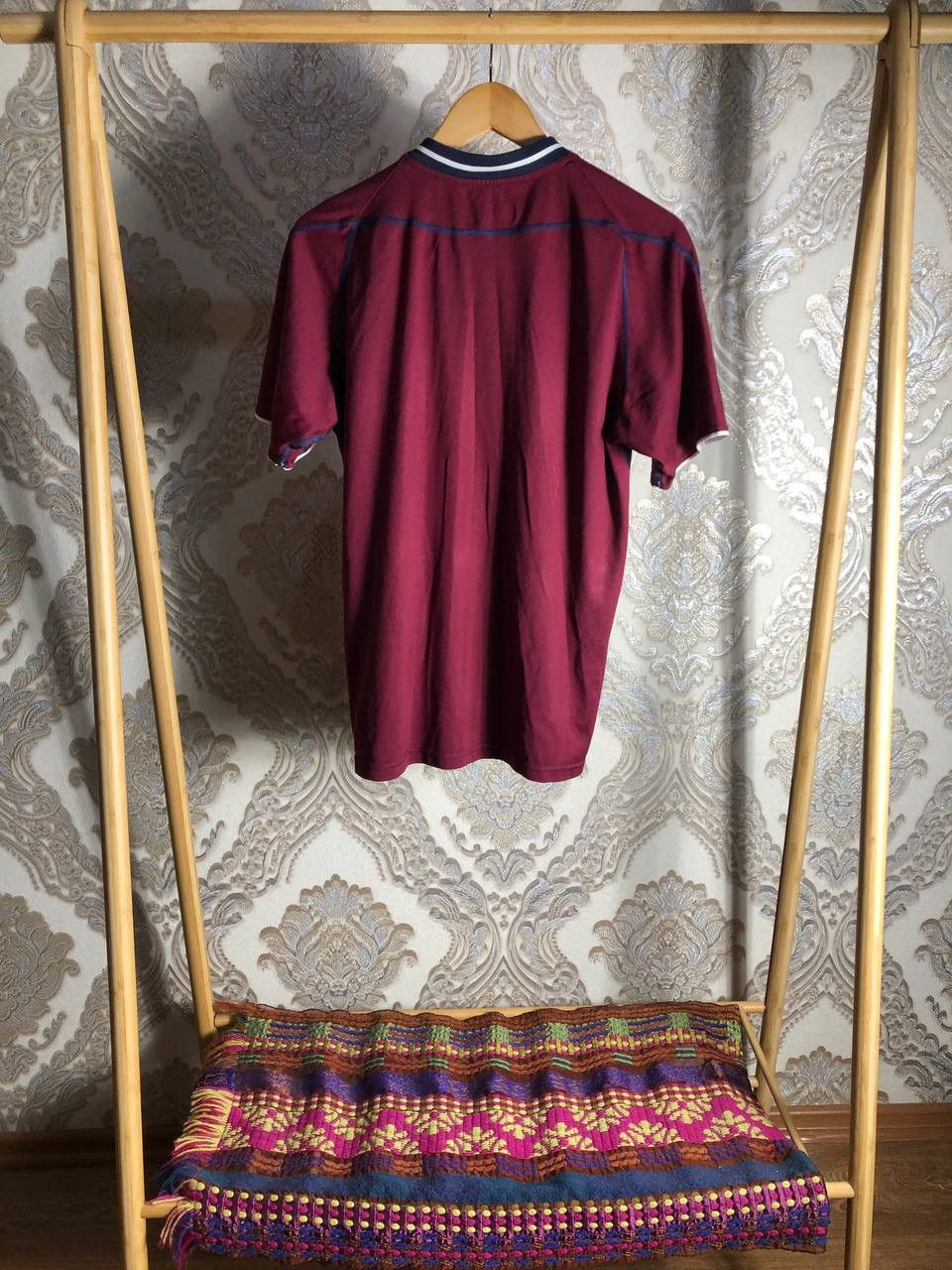 Reebok × Vintage VERY RARE REEBOK FC HM HEART OF MIDLOTHIAN SOCCER JERSEY 90s Size US M / EU 48-50 / 2 - 9 Thumbnail