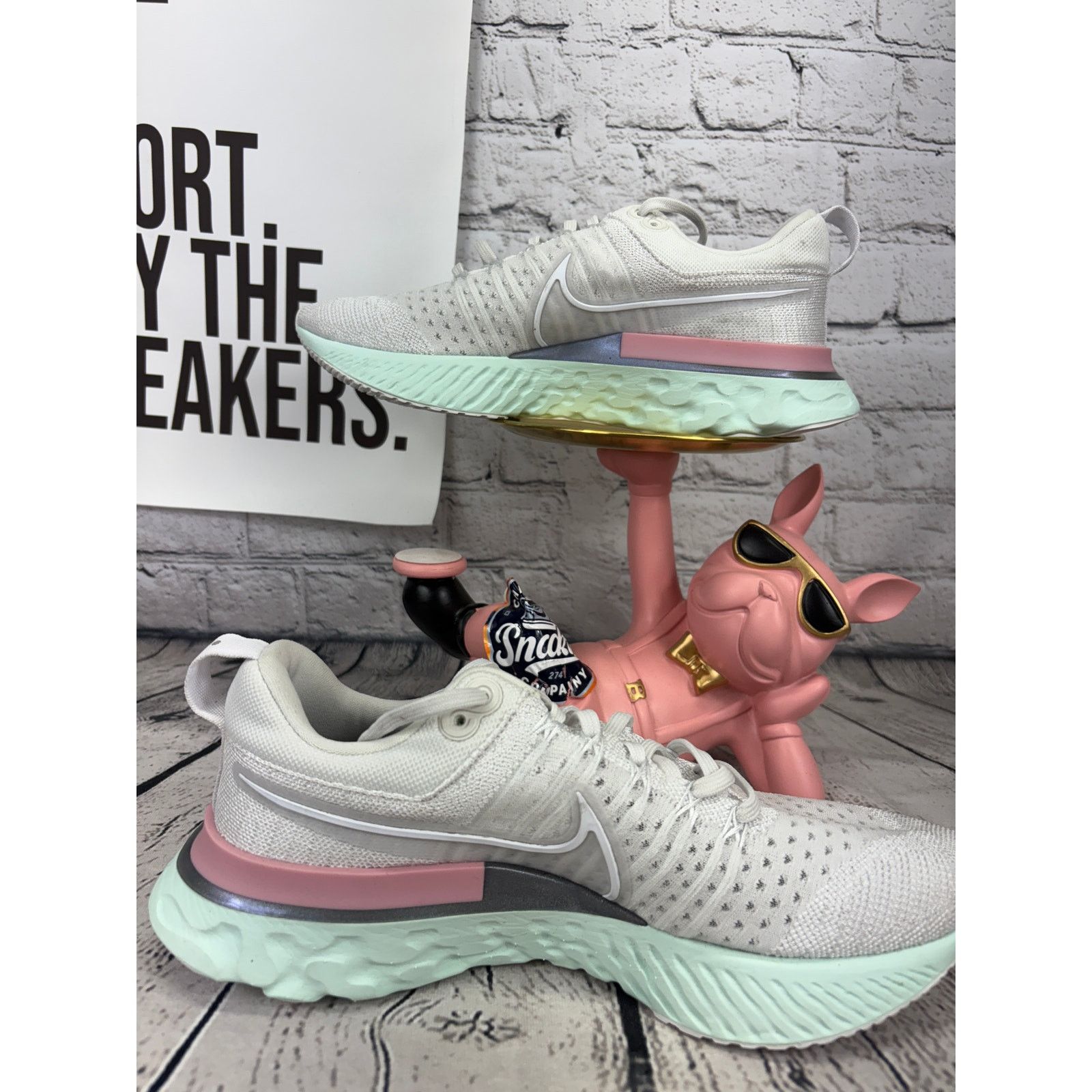 Nike Nike React Infinity Run Flyknit 2 Womens 9.5 Shoes WORN 1X Size US 9.5 / IT 39.5 - 6 Thumbnail