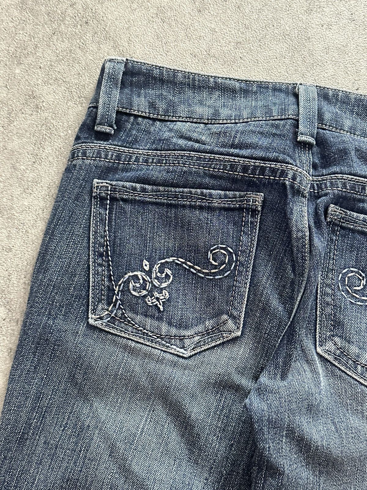 Tornado Mart 2000s Japanese Brappers Flared Washed Denim Jeans Lgb Size US 26 / EU 42 - 9 Thumbnail