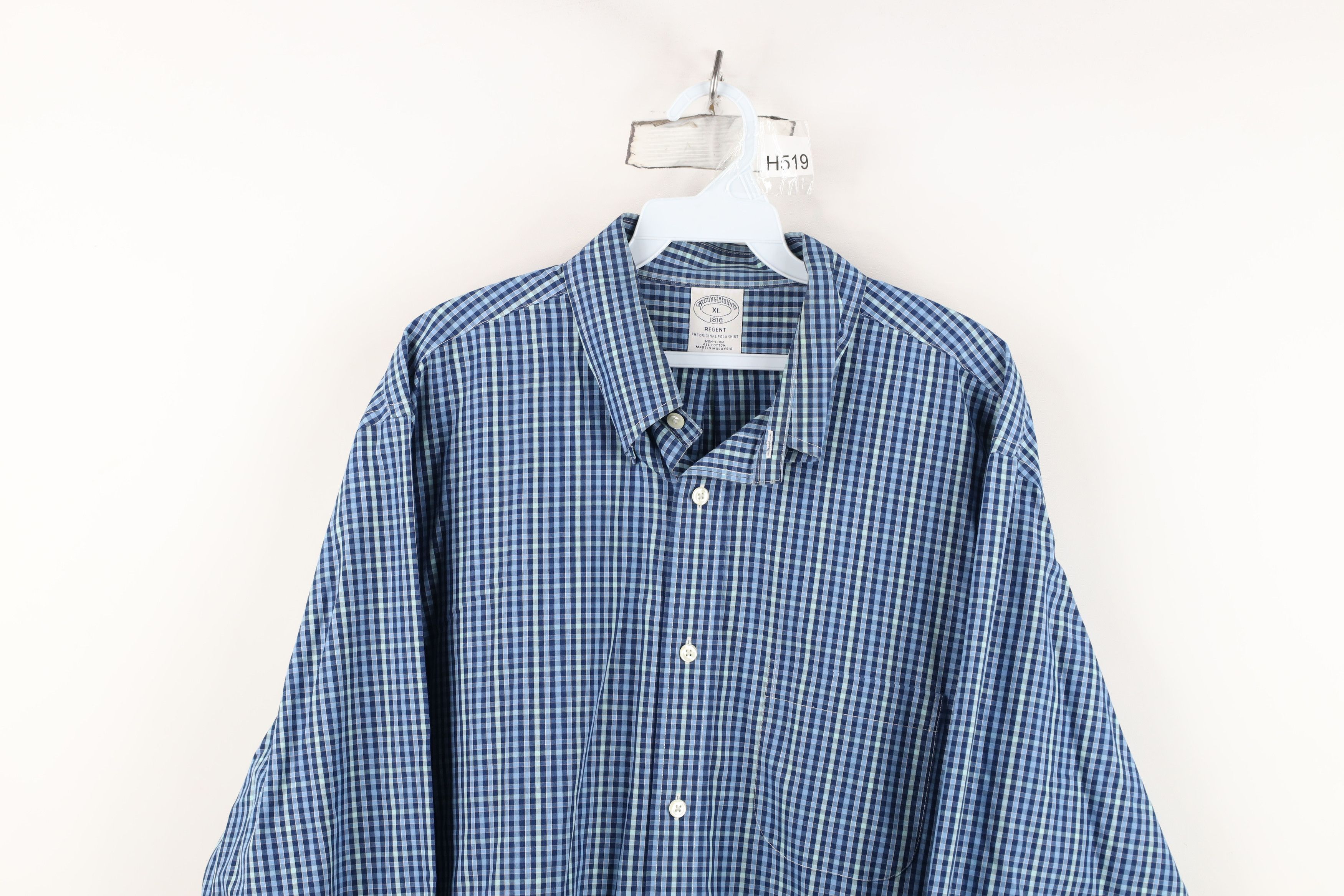 Brooks Brothers Vintage Brooks Brothers Collared Button Down Shirt Plaid Size US XL / EU 56 / 4 - 2 Thumbnail