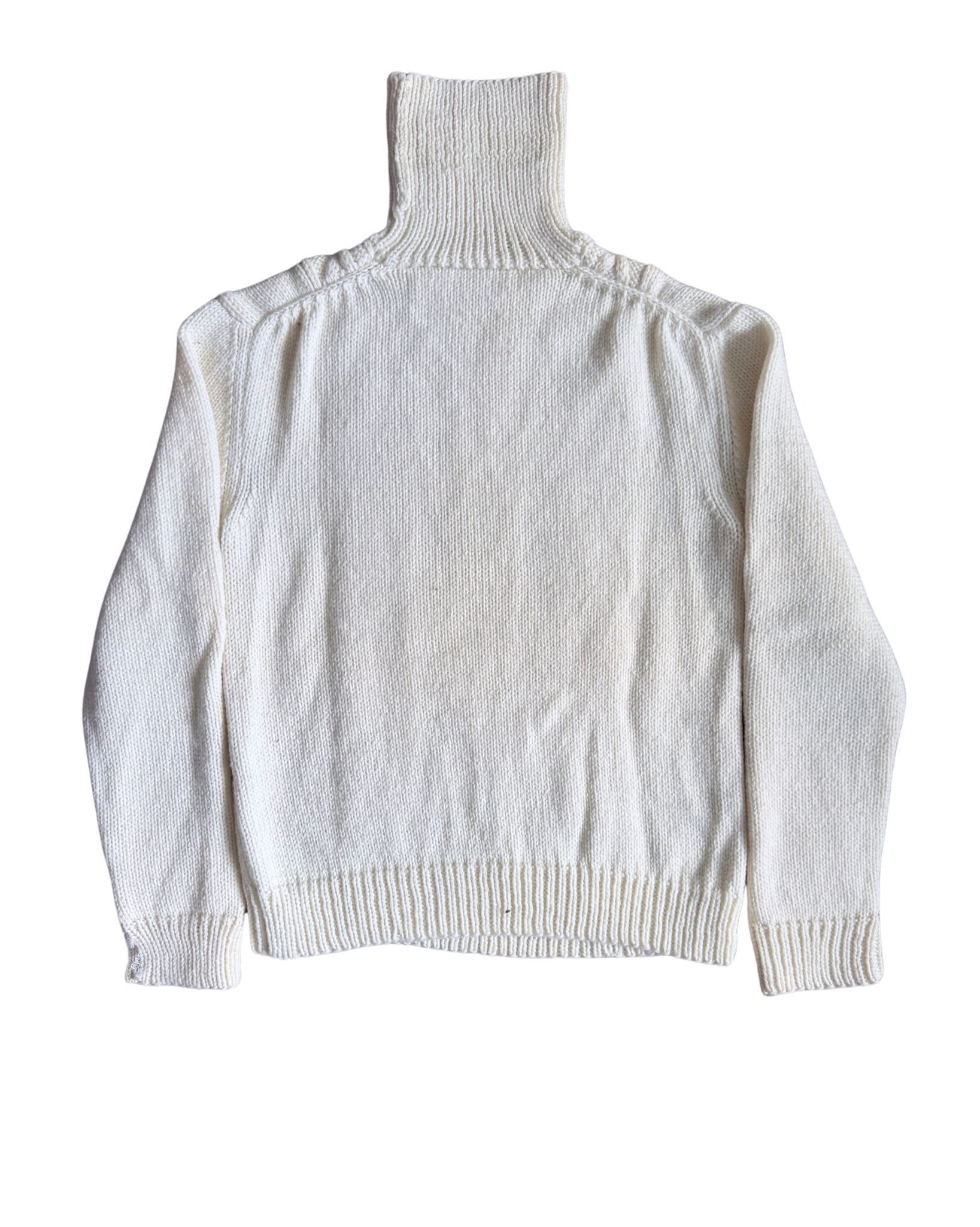 Veronique Branquinho Veronique Branquinho F/W 2005 Cream Knit Size US L / EU 52-54 / 3 - 2 Thumbnail