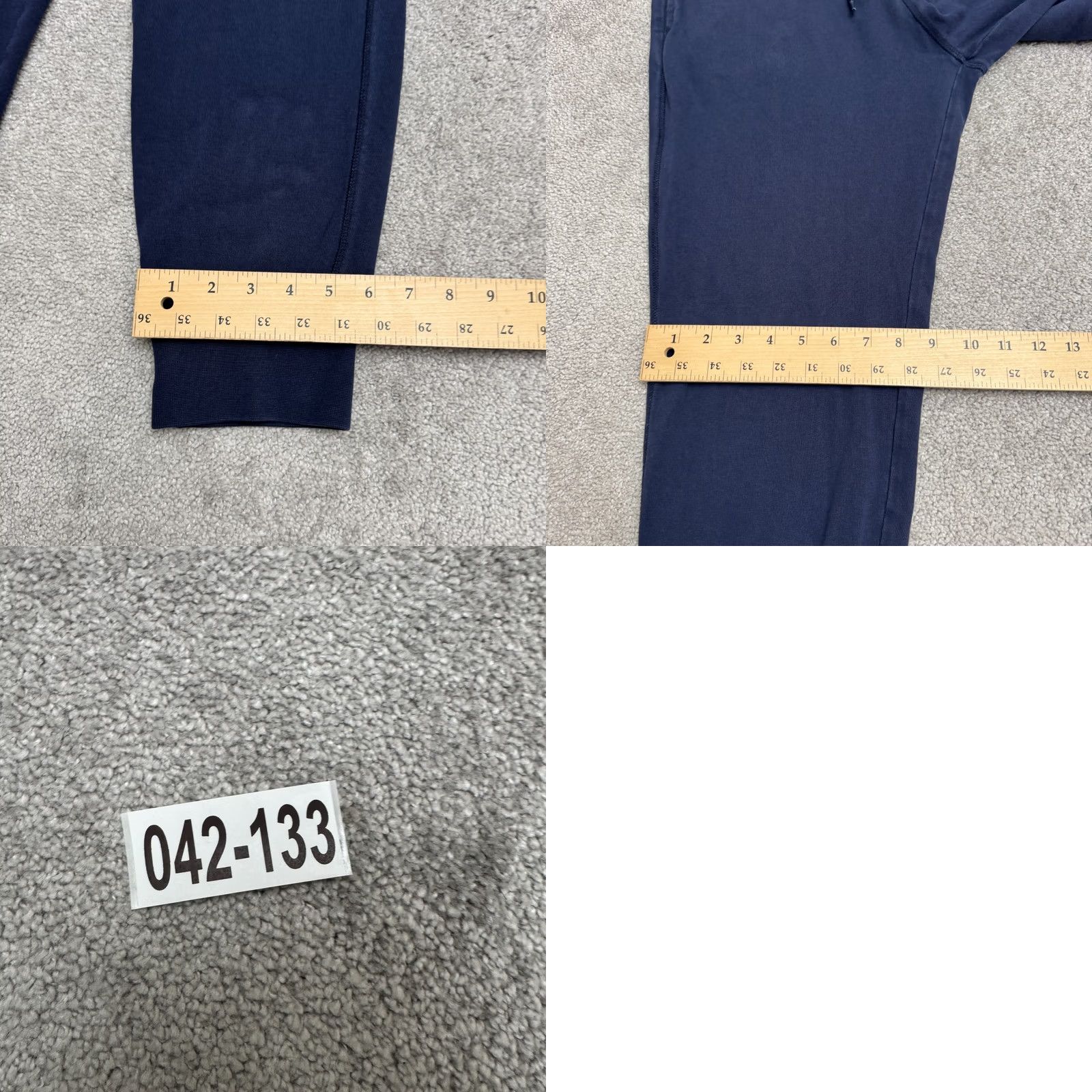 Nike Nike Jogger Sweatpants Mens Large Navy Blue 100% Cotton Casual Activewear 32x26 Size US 33 - 9 Thumbnail