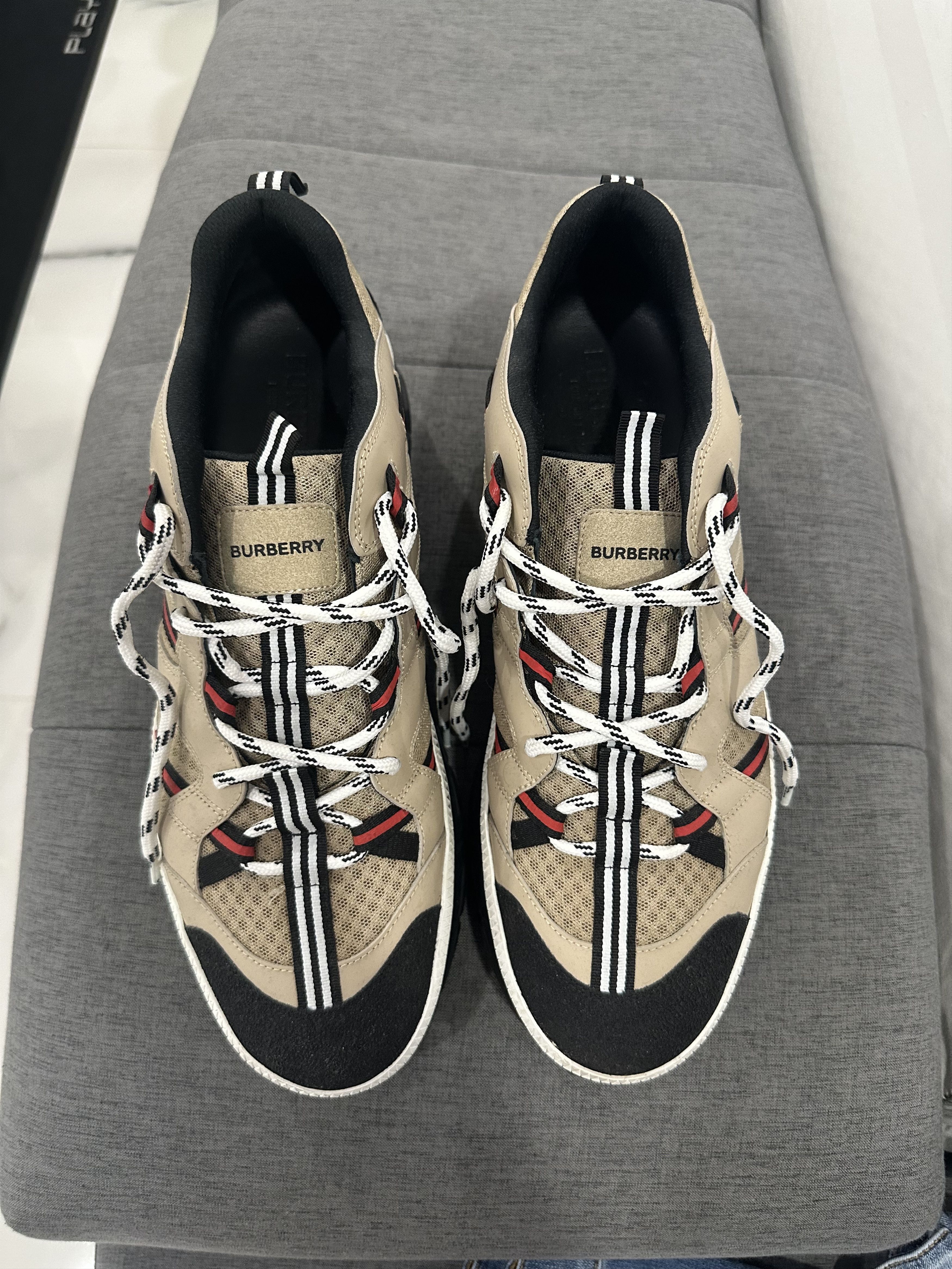 Burberry UNION TB LOGO RS5 LOW TOP SNEAKERS Size US 12 / EU 45 - 1 Thumbnail