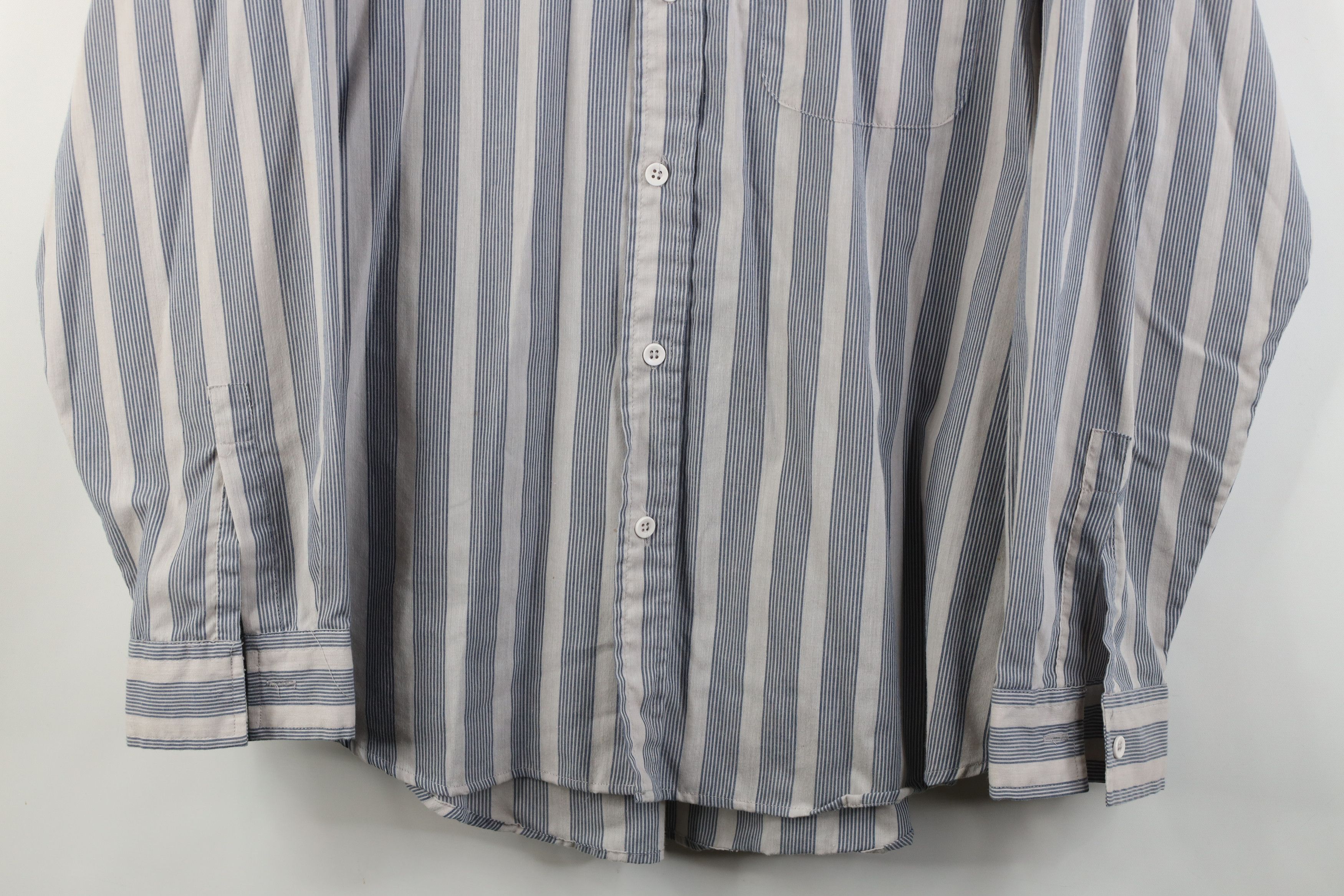 Vintage Vintage 90s Streetwear Block Collared Button Down Shirt Size US XL / EU 56 / 4 - 3 Thumbnail