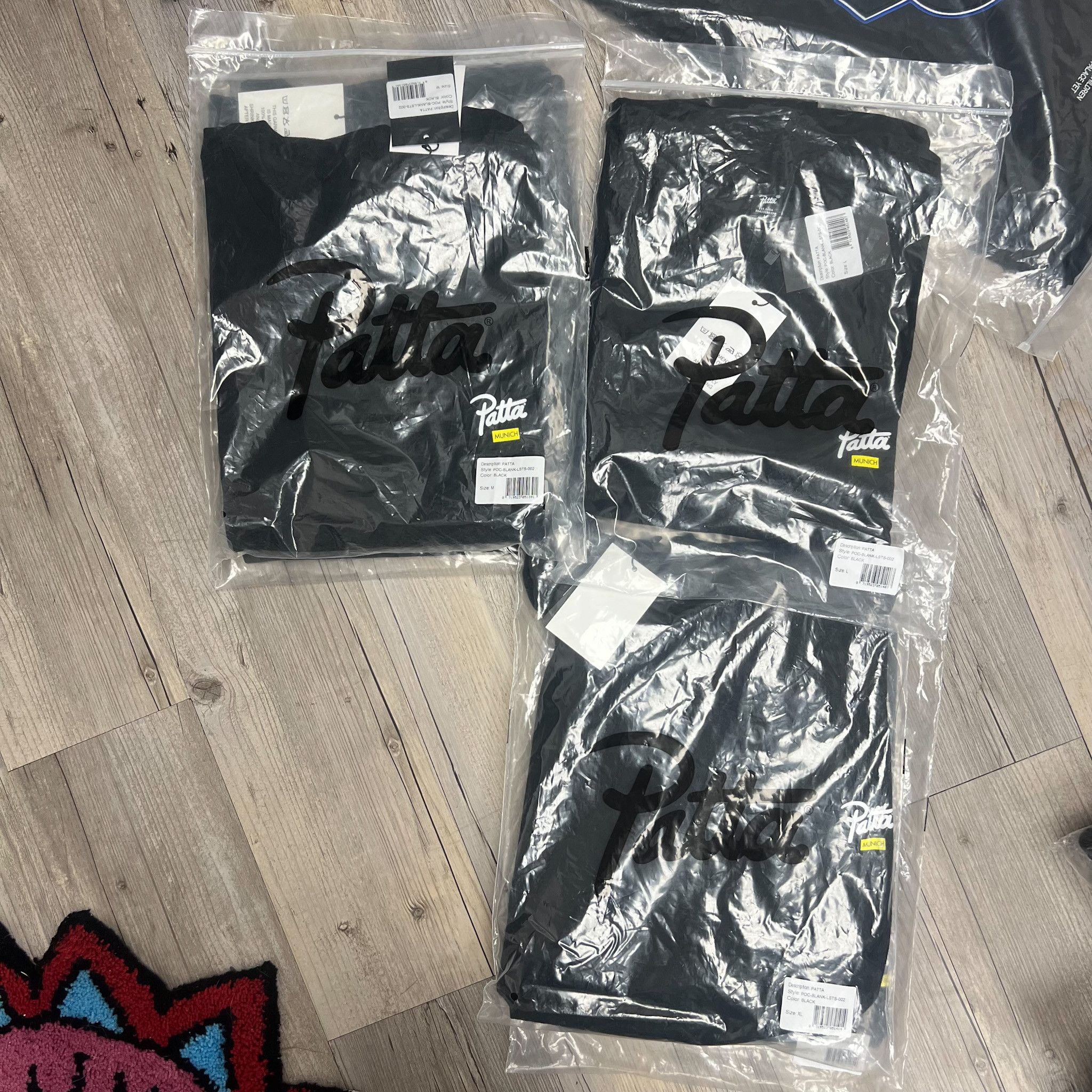 Patta Munich LS Tee Black • XL