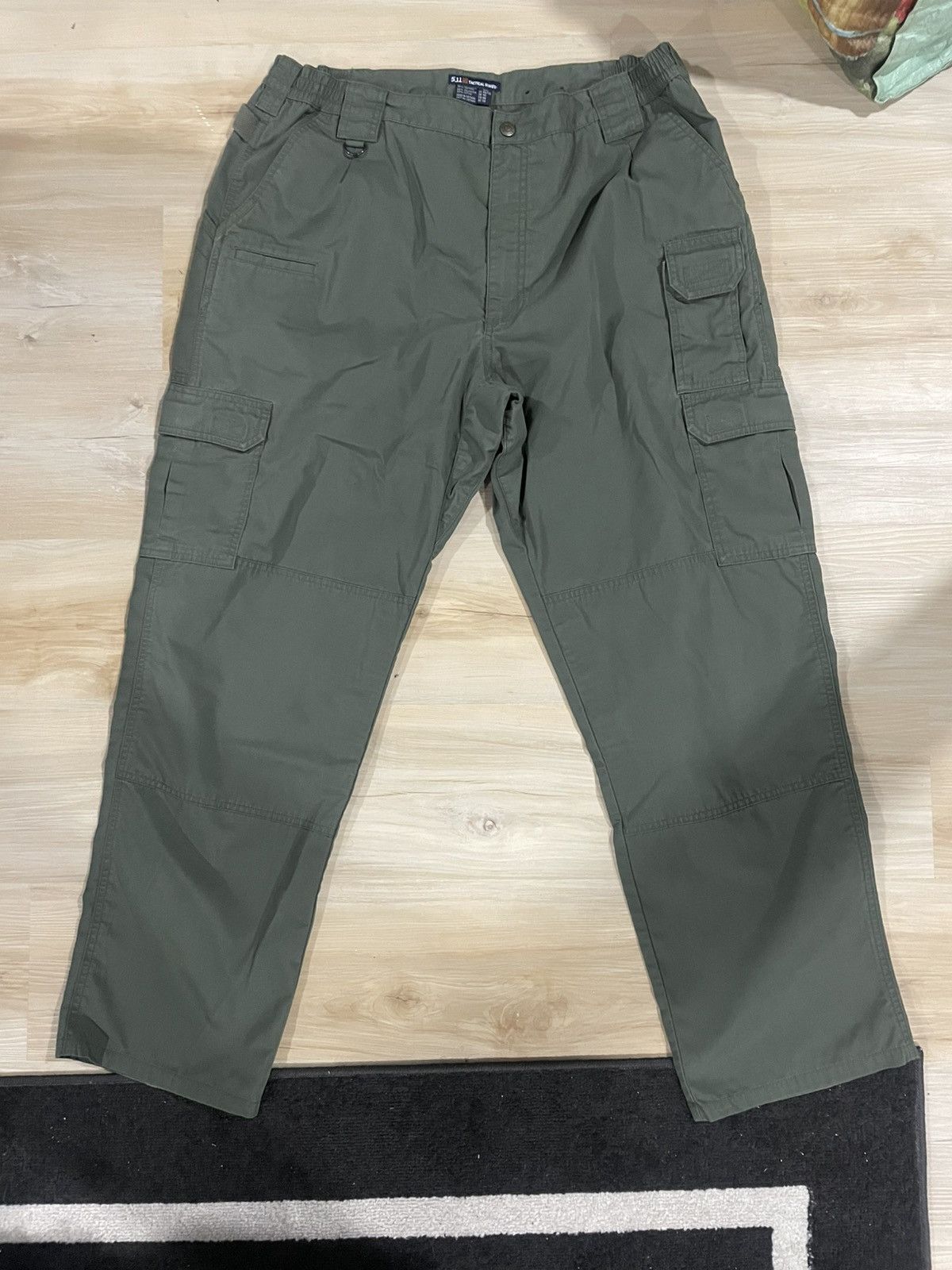 Vintage Vintage green cargo pants Size US 40 / EU 56 - 1 Thumbnail