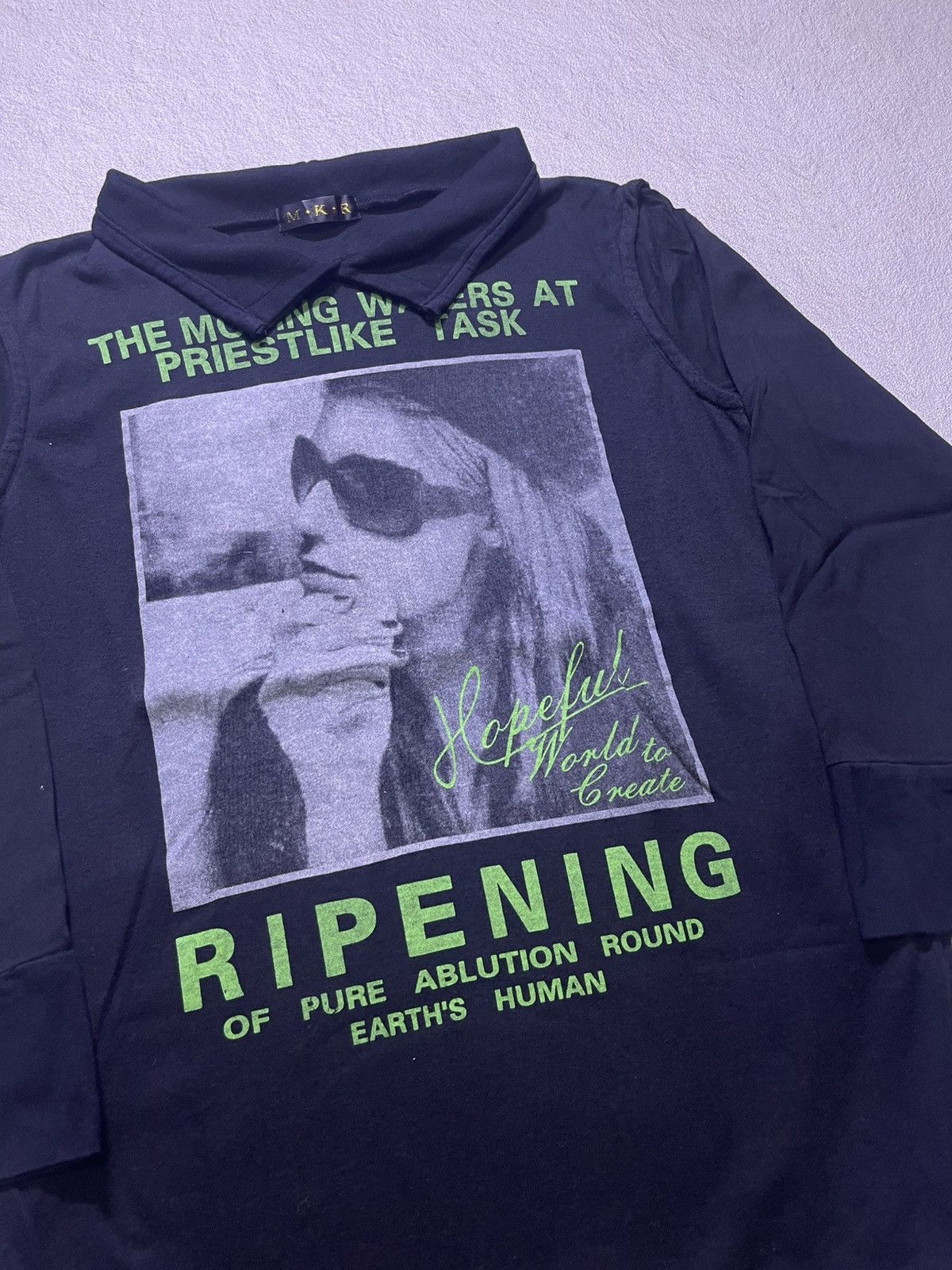 Japanese Brand VINTAGE Y2K M.K.R long sleeve tshirt Size US M / EU 48-50 / 2 - 3 Thumbnail