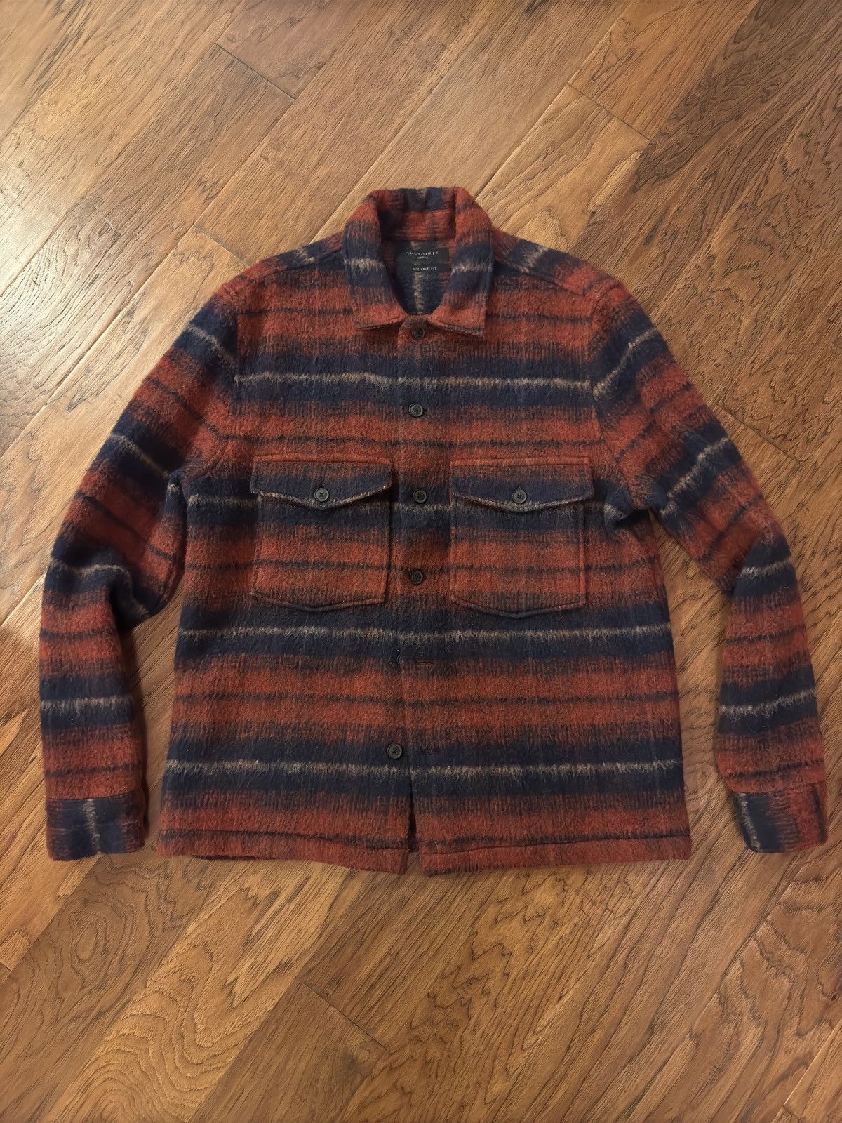 Allsaints All Saints Flannel Shirt Size US M / EU 48-50 / 2 - 1 Thumbnail