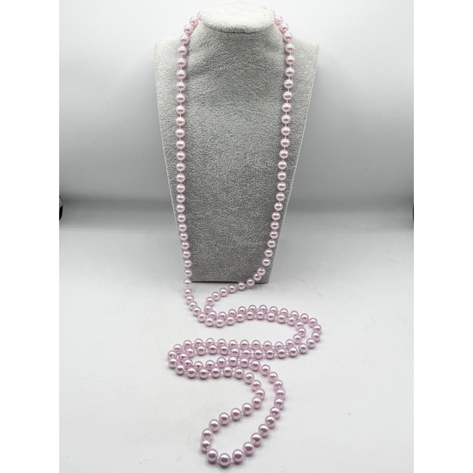 Vintage Vintage purple faux pearl beaded necklace Size ONE SIZE - 3 Thumbnail