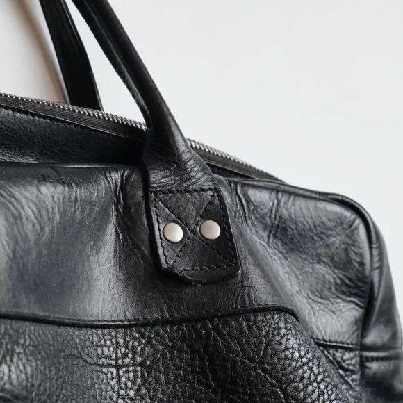 Billykirk Billykirk Vintage Leather Briefcase - Black Size ONE SIZE - 3 Thumbnail