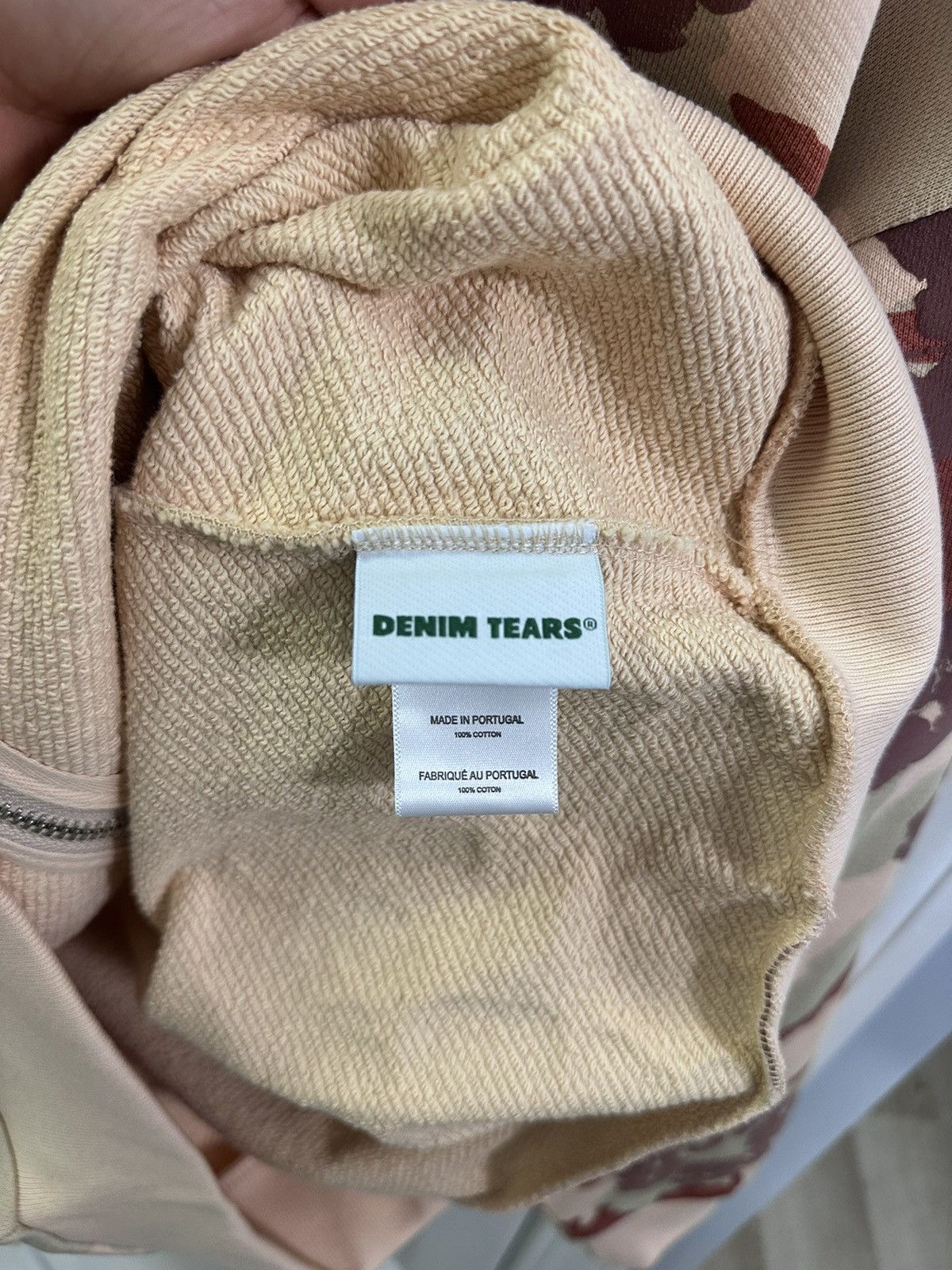 DENIM TEARS Denim Tears Desert Camo Cotten Wreath Zip Up Hoodie Size US M / EU 48-50 / 2 - 4 Thumbnail