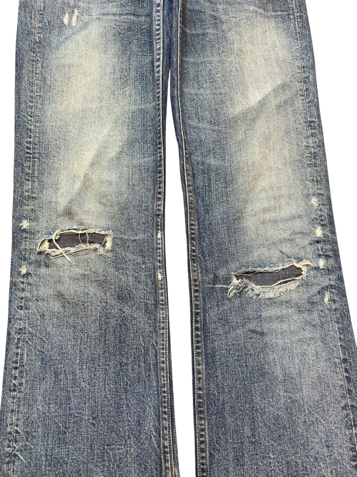 Earnest Sewn Vintage Earnest Sewn Flare Ripped Distressed Denim Size US 32 / EU 48 - 3 Thumbnail