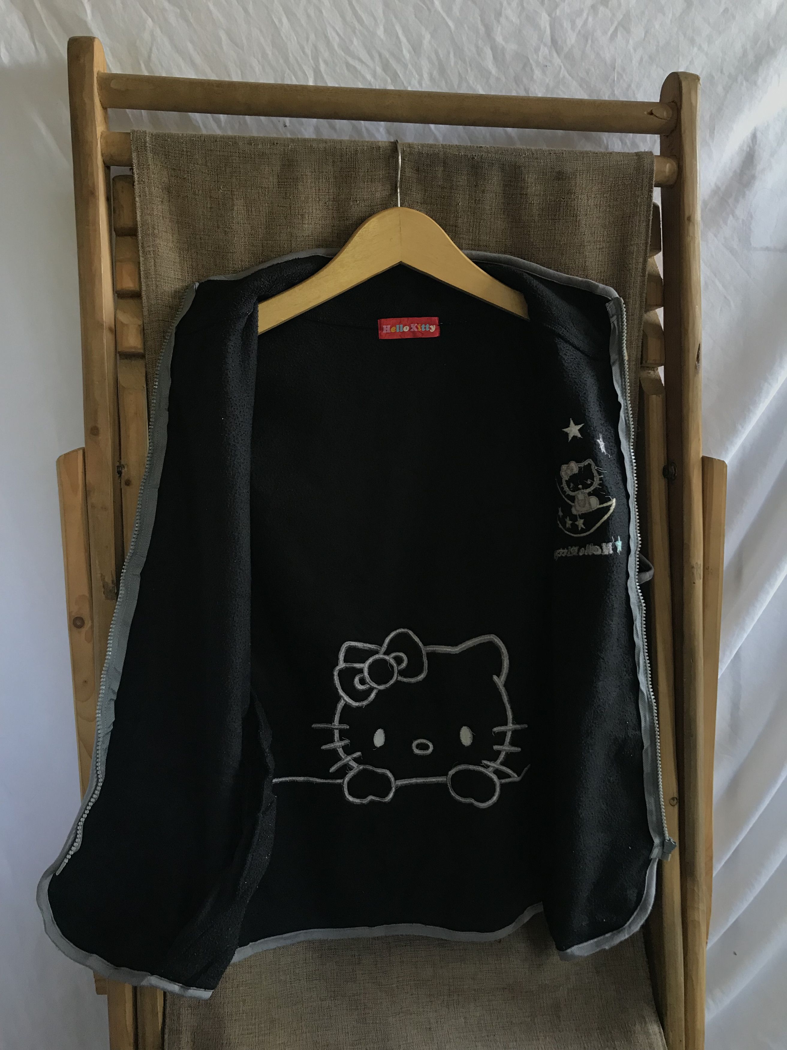 20471120 × Hysteric Glamour × Vintage Vintage Hello Kitty Crescent Moon Fleece Vest Size M / US 6-8 / IT 42-44 - 3 Thumbnail