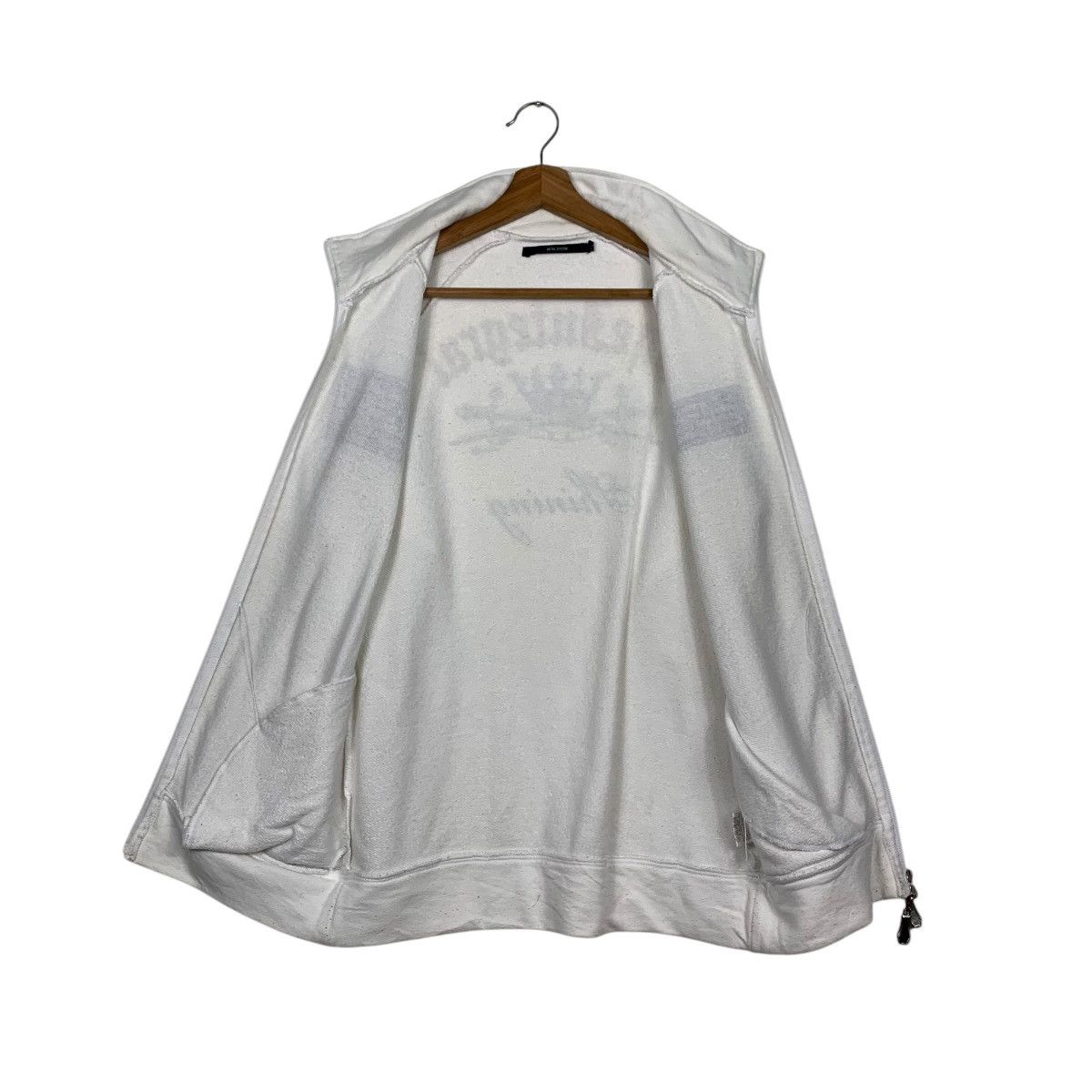 Japanese Brand METAL SYSTEM The Integral Big Logo White Sweater #1599-C71 Size US L / EU 52-54 / 3 - 13 Thumbnail