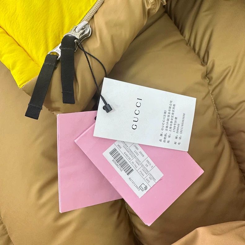 Gucci GucciCo-branded fluorescent yellow logo embroidered hooded Size US XXS / EU 40 - 3 Thumbnail