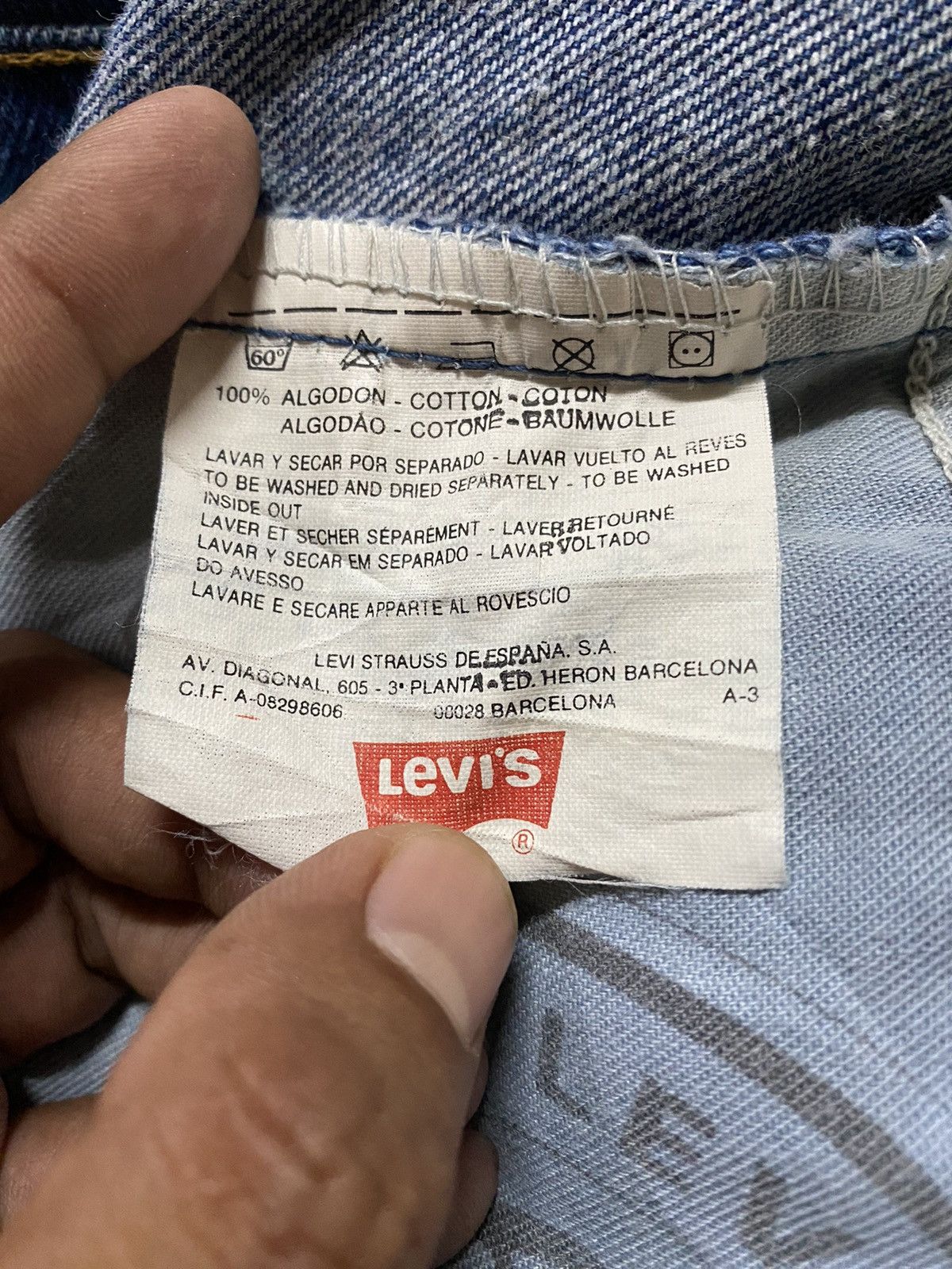 JNCO × Levi's Levis 652 Ballon Style Fit Guide Y2K Baggy Size US 34 / EU 50 - 10 Thumbnail