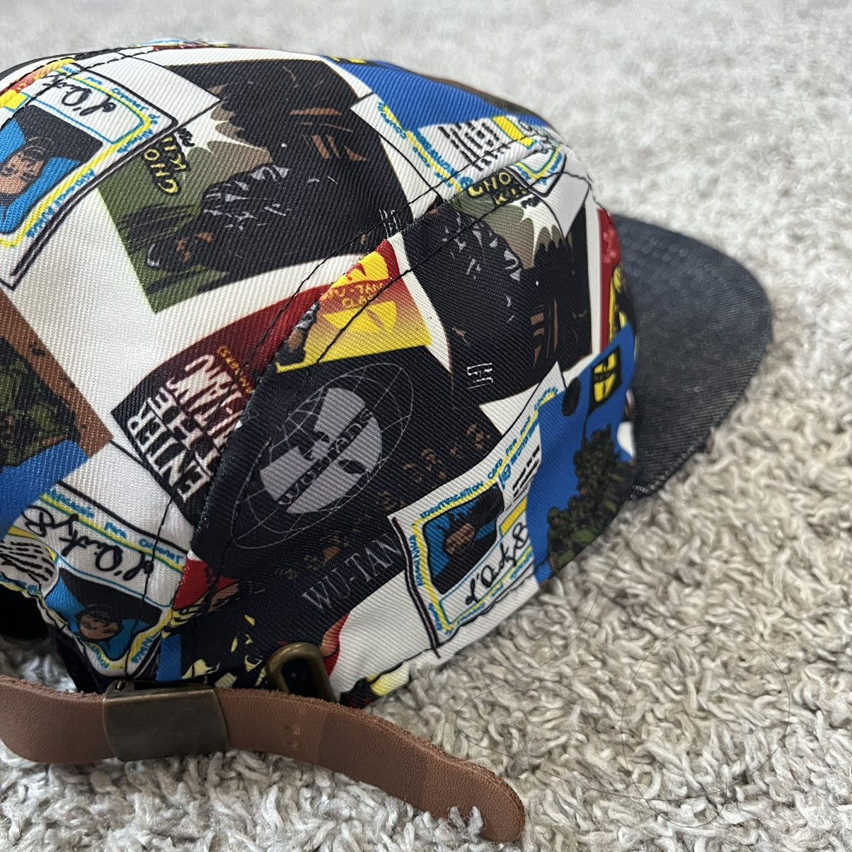 Wu-Tang Clan 🔴Wu-Tang 5 Panel Hat Discography Rare WuTang Cap Rza Gza Size ONE SIZE - 7 Thumbnail