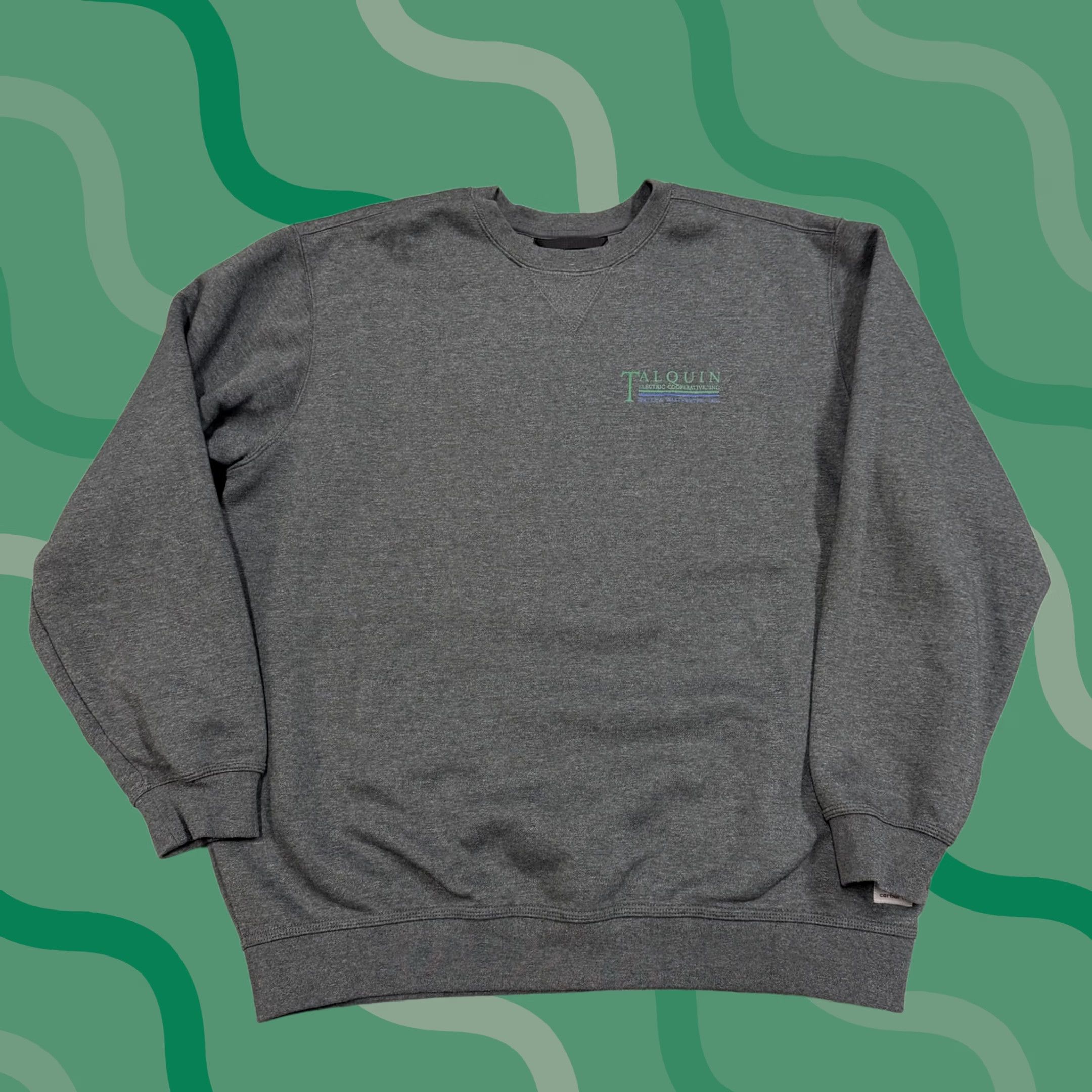 Carhartt Carhartt Sweatshirt Mens XL Gray Fleece Crewneck Pullover Logo Graphic Print Size US XL / EU 56 / 4 - 1 Thumbnail