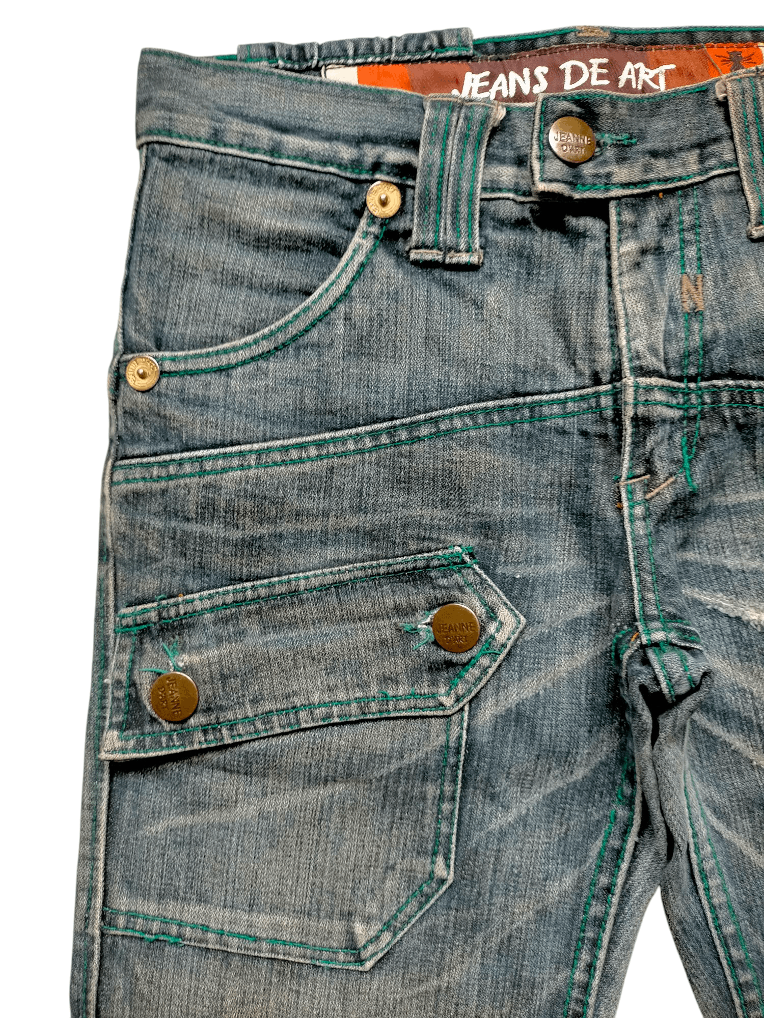 If Six Was Nine × Japanese Brand Flare Jeans De Art Bush Pants Boot Cut Denim Size US 32 / EU 48 - 4 Thumbnail