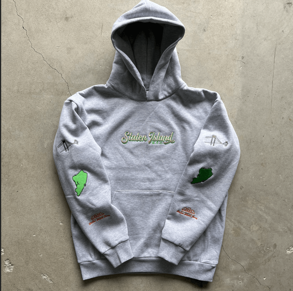 Staten Island Embroidered Hoodie