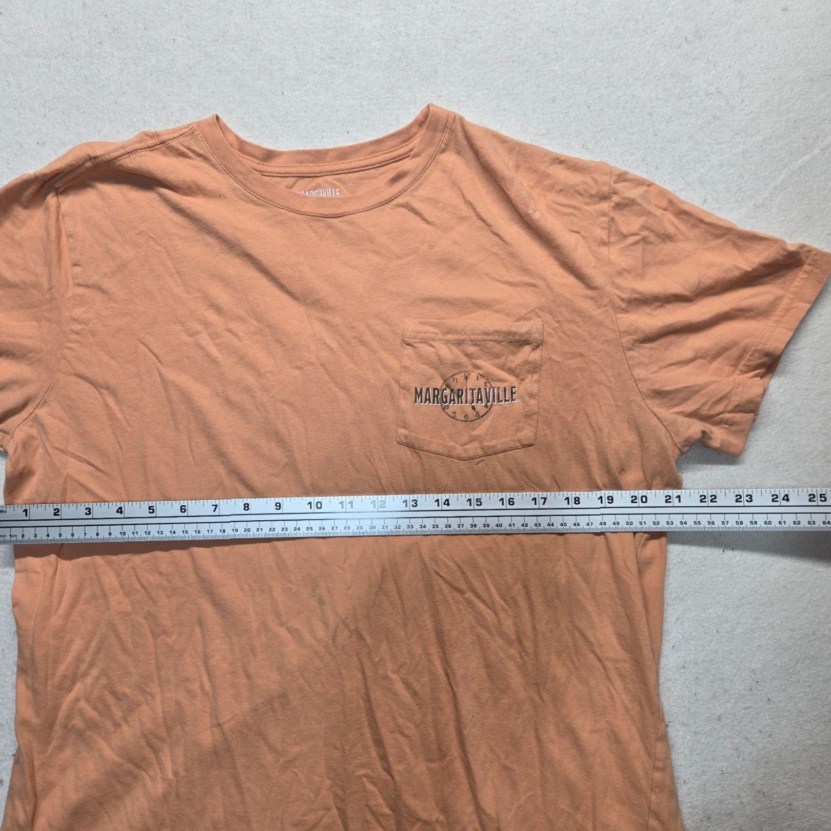 Vintage Margaritaville Shirt Adult L Large Orange Short Sleeve T-Shirt 5 O'Clock Somewhere Size US L / EU 52-54 / 3 - 5 Thumbnail