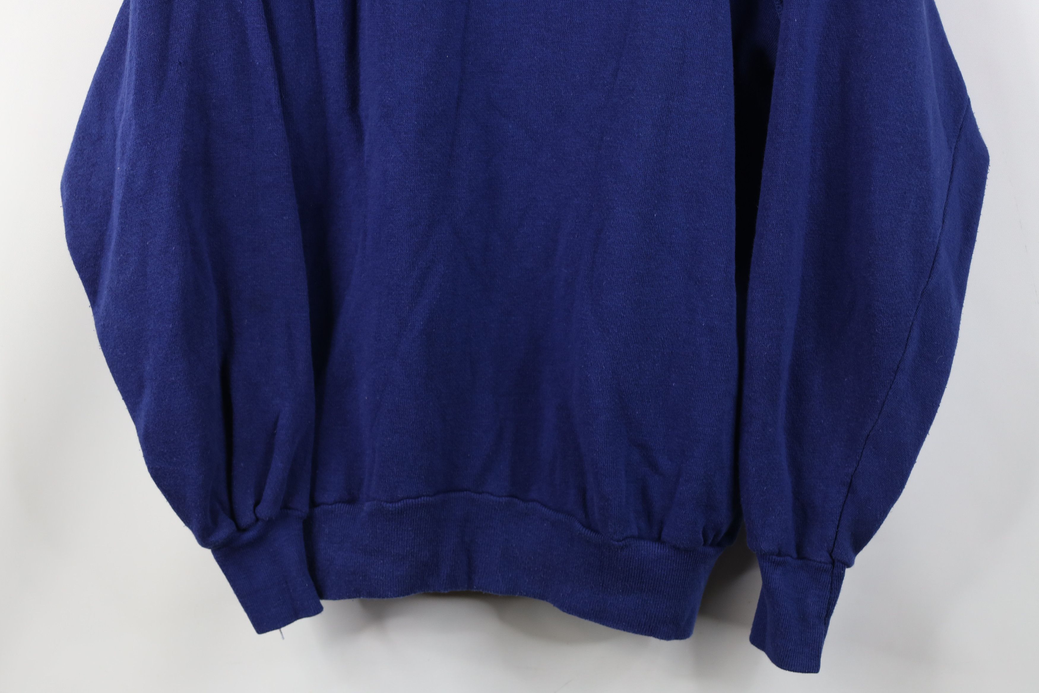 Vintage Vintage 70s 80s Streetwear Crewneck Sweatshirt Blue USA Size US S / EU 44-46 / 1 - 3 Thumbnail